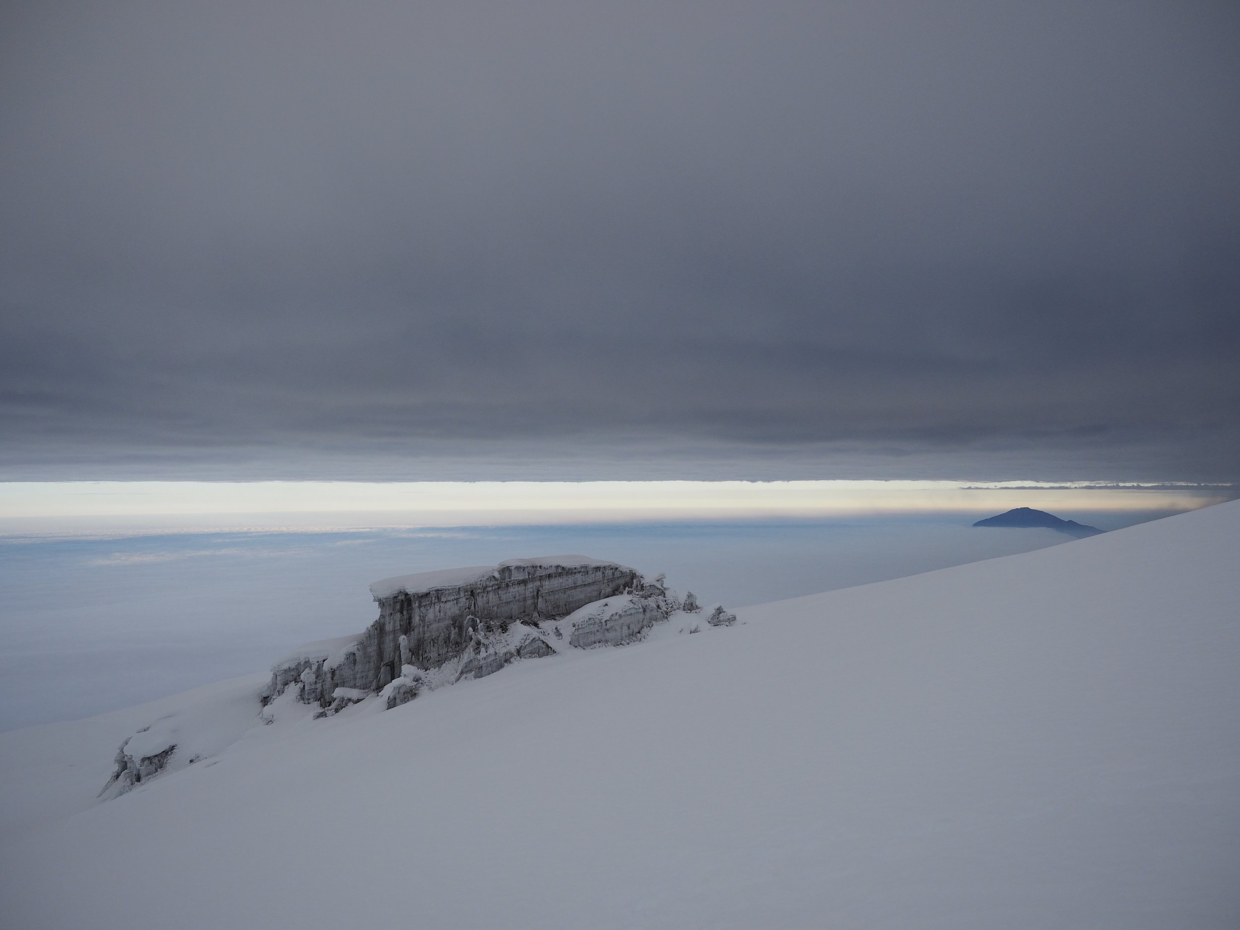 The other side of the summit was more dramatic.