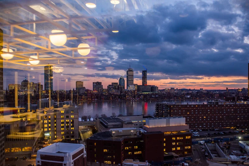 View from the 12th floor at 245 Main.