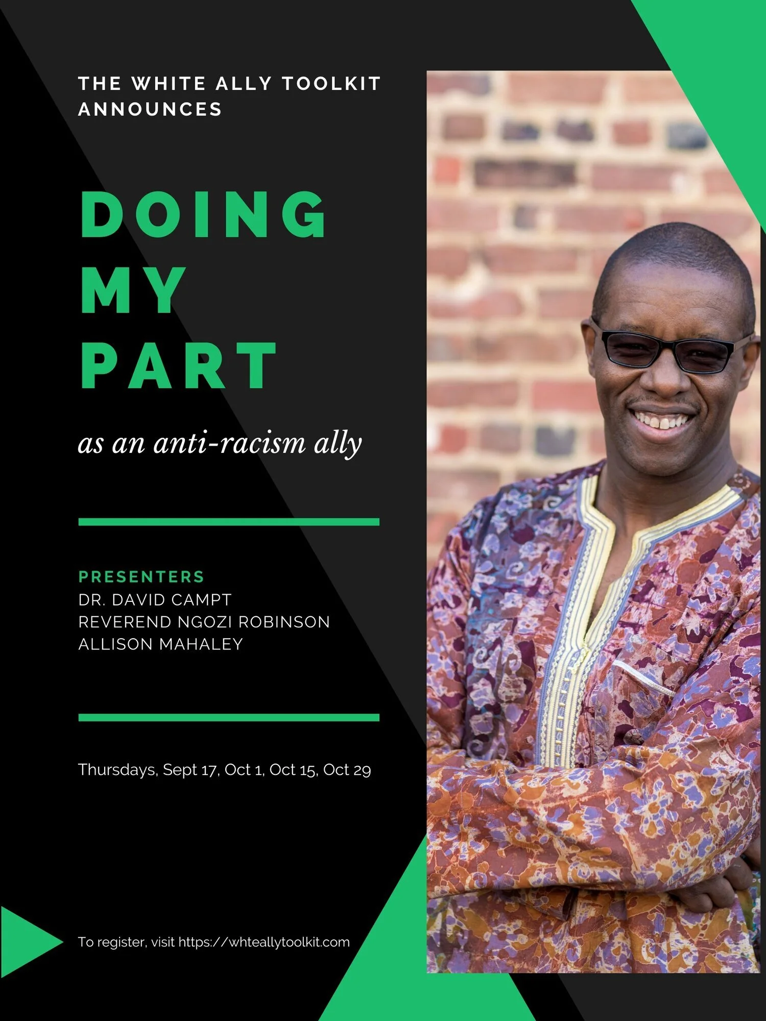 New Doing My Part as an Anti-Racism Ally Course Dates Announced (September 17-October 29)!