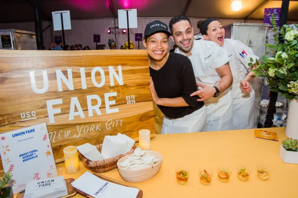 Chef Yvan Bloom of Union Fare at the 21st Annual Harvest in the Square