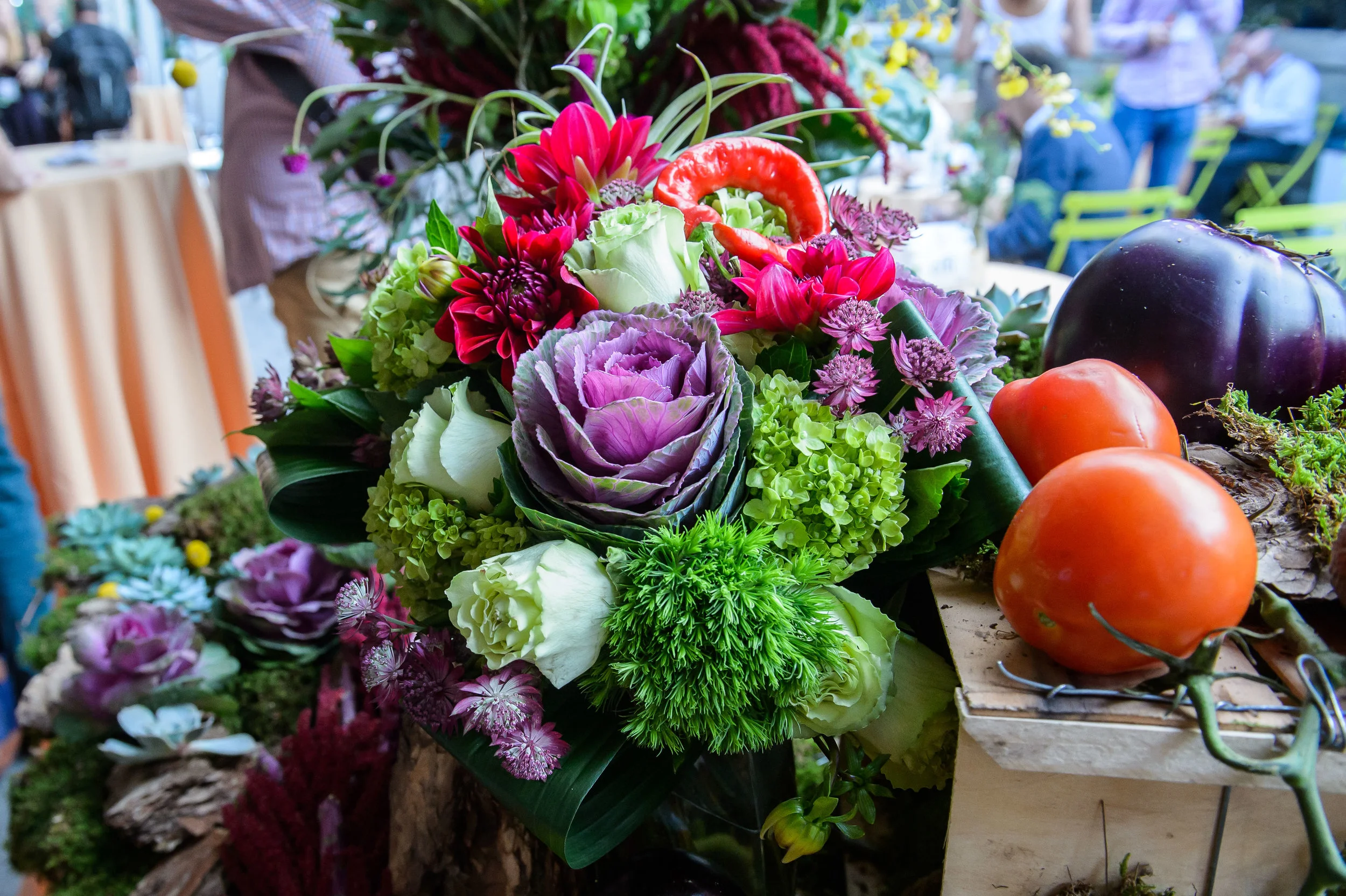 Starbright Floral Design event display