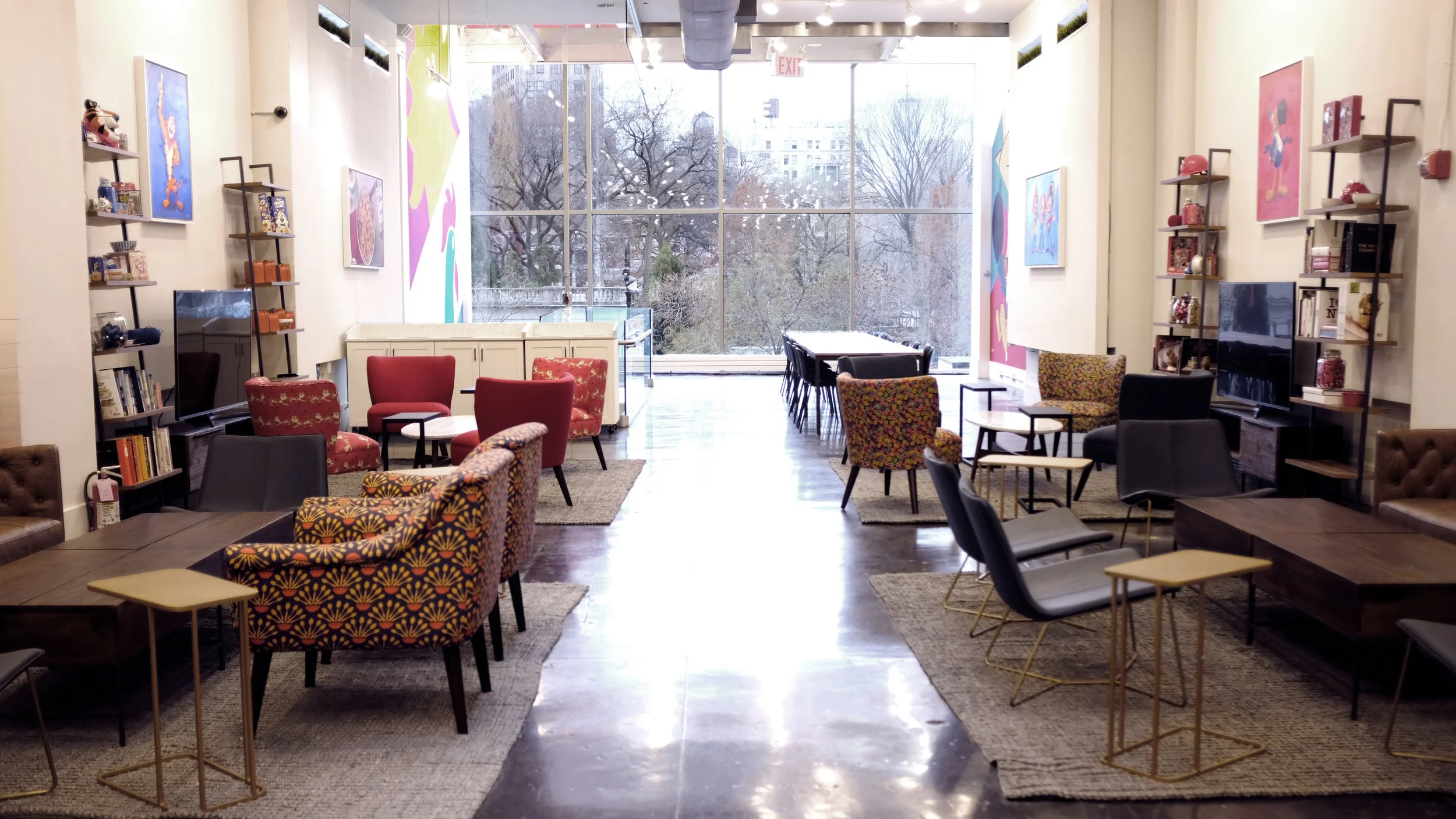 Kellogg's NYC has a 5,000-square foot loft overlooking Union Square Park available for breakfast meetings, birthdays, and cocktail parties. Image Source: Kellogg's NYC