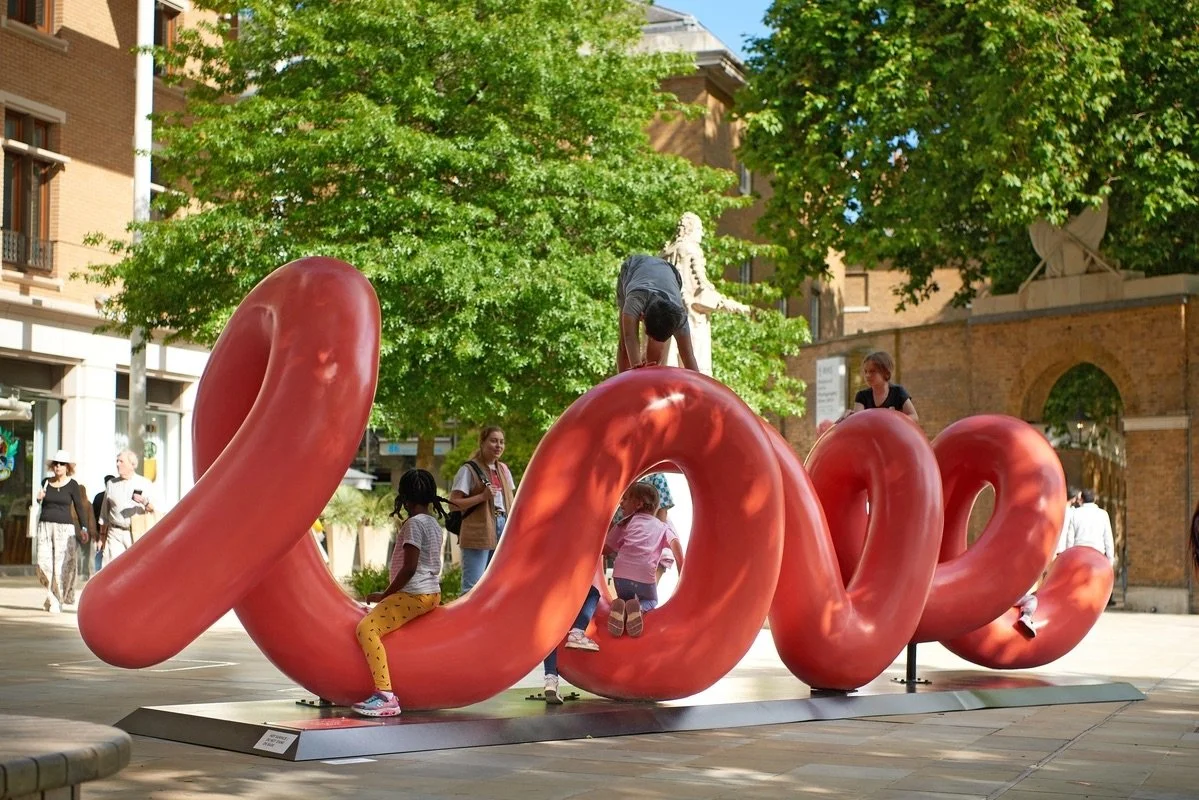 Union Square Celebrates the Essence of Love, Welcoming Bright and Whimsical Sculpture “Love Continuum” by Artist Yoni Alter