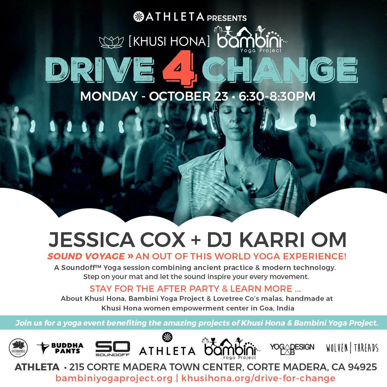 DRIVE 4 CHANGE - Sound Voyage with DJ Karri Om + Jessie Cox