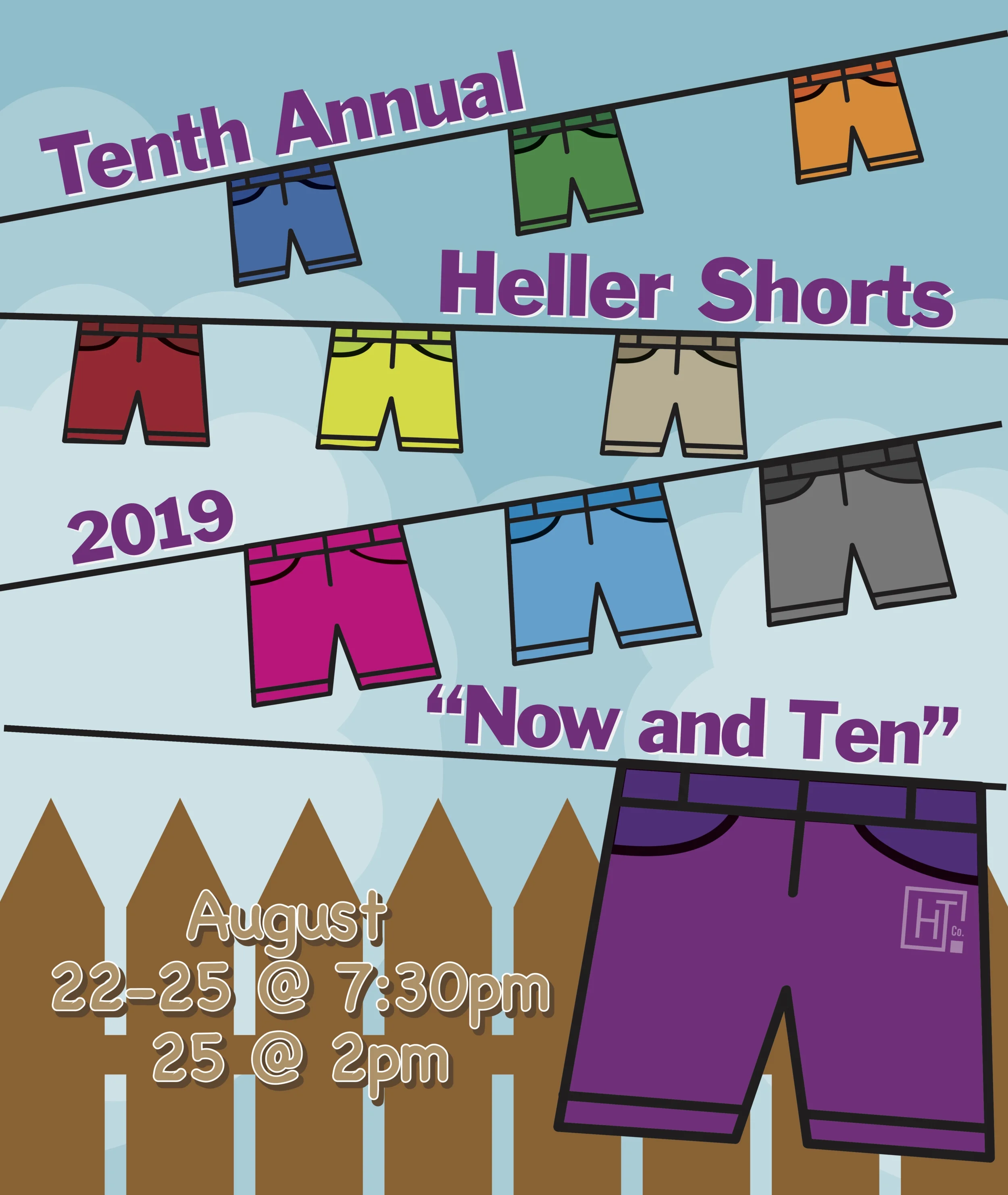Announcing the Cast of Heller Shorts 2019 - "Now and Ten"