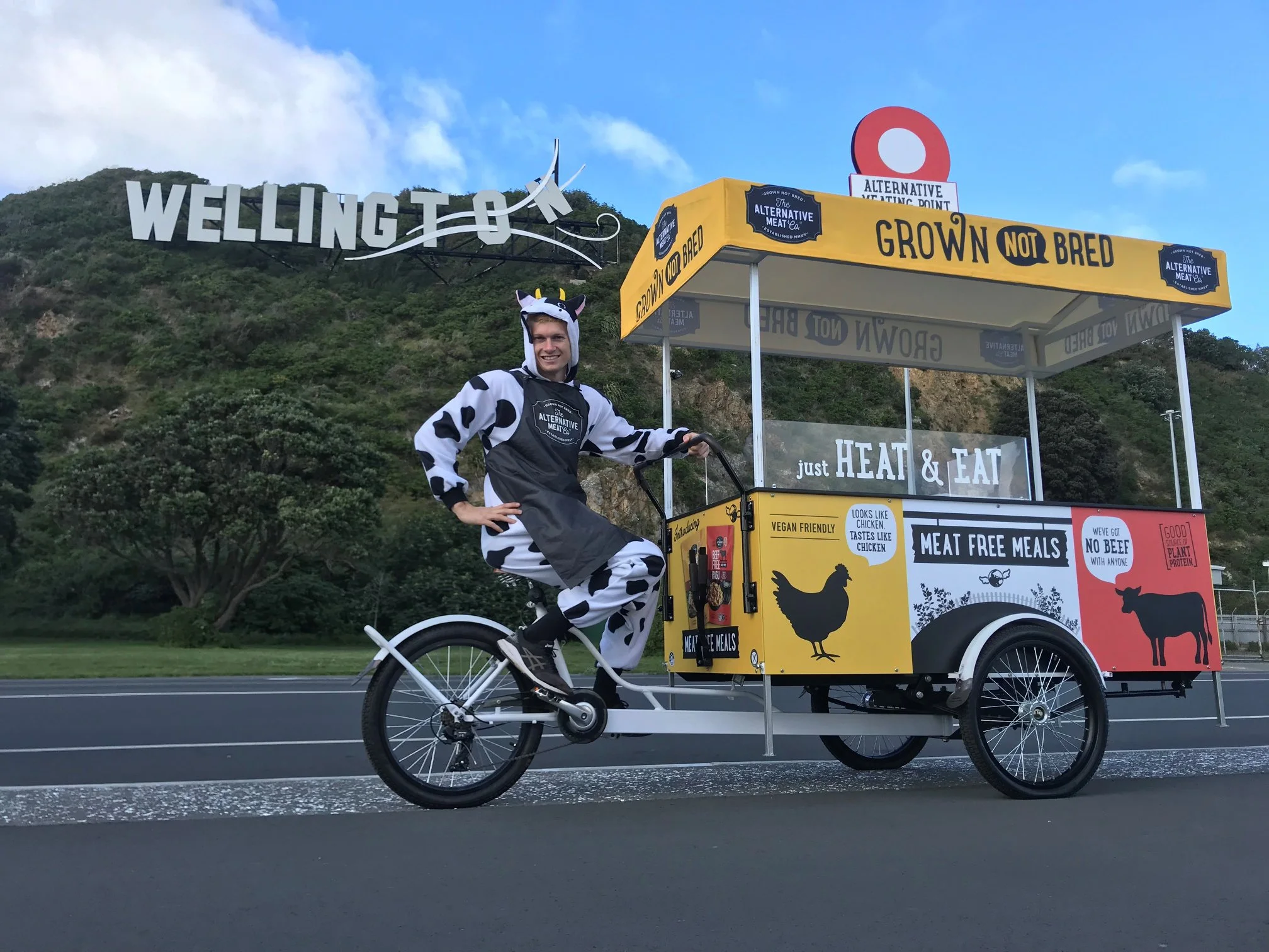 The Alternative Meat Company Sampling Bike