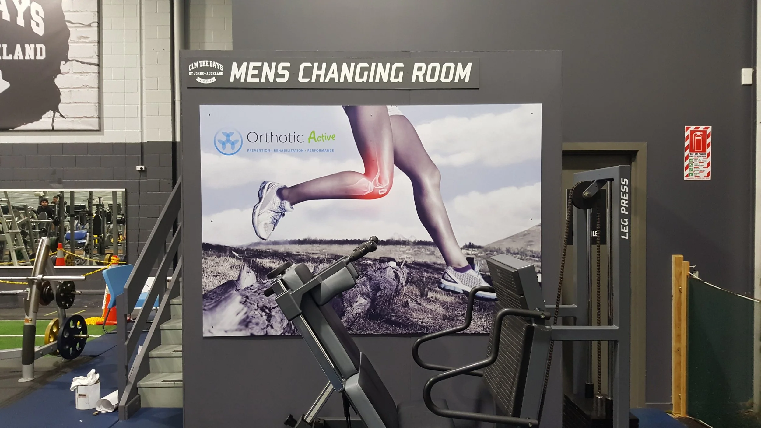 Orthotic Active Gym Signage