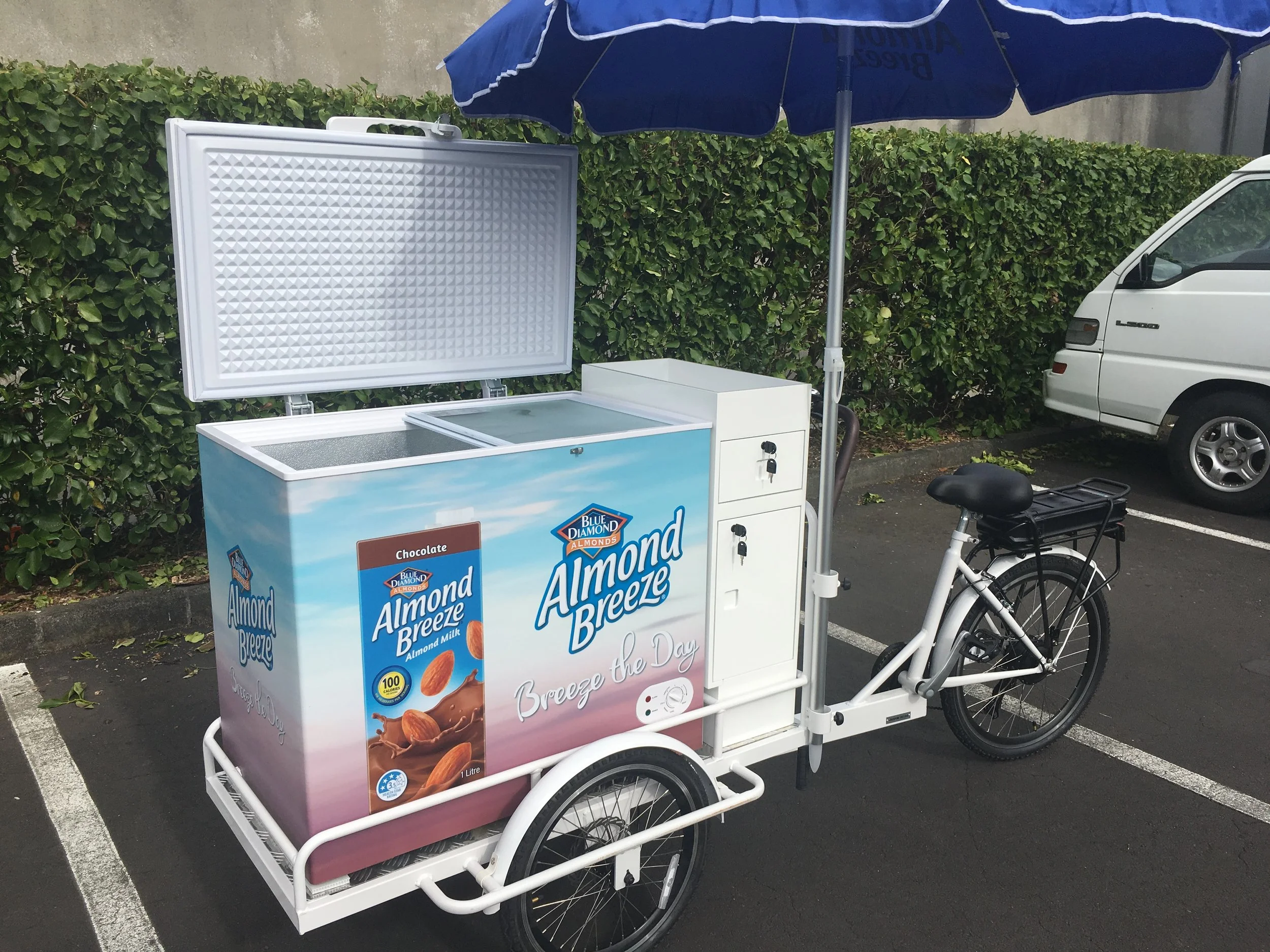 Almond Breeze sampling bike.JPG