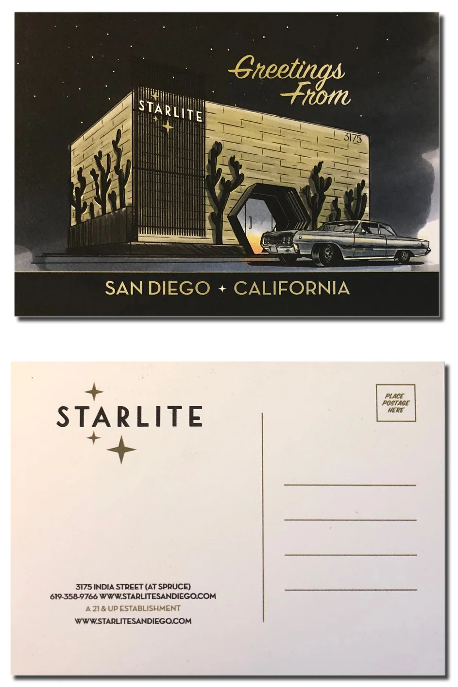 Starlite Postcard