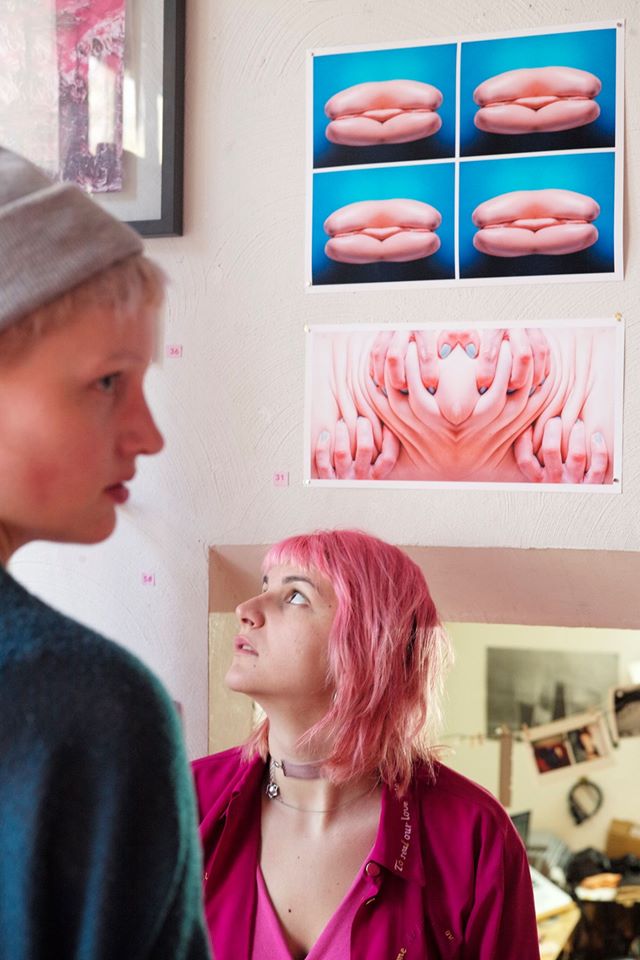 Lotti Seebeck (links) und Amanda Mandala @ puderpink © Sophie le Roux