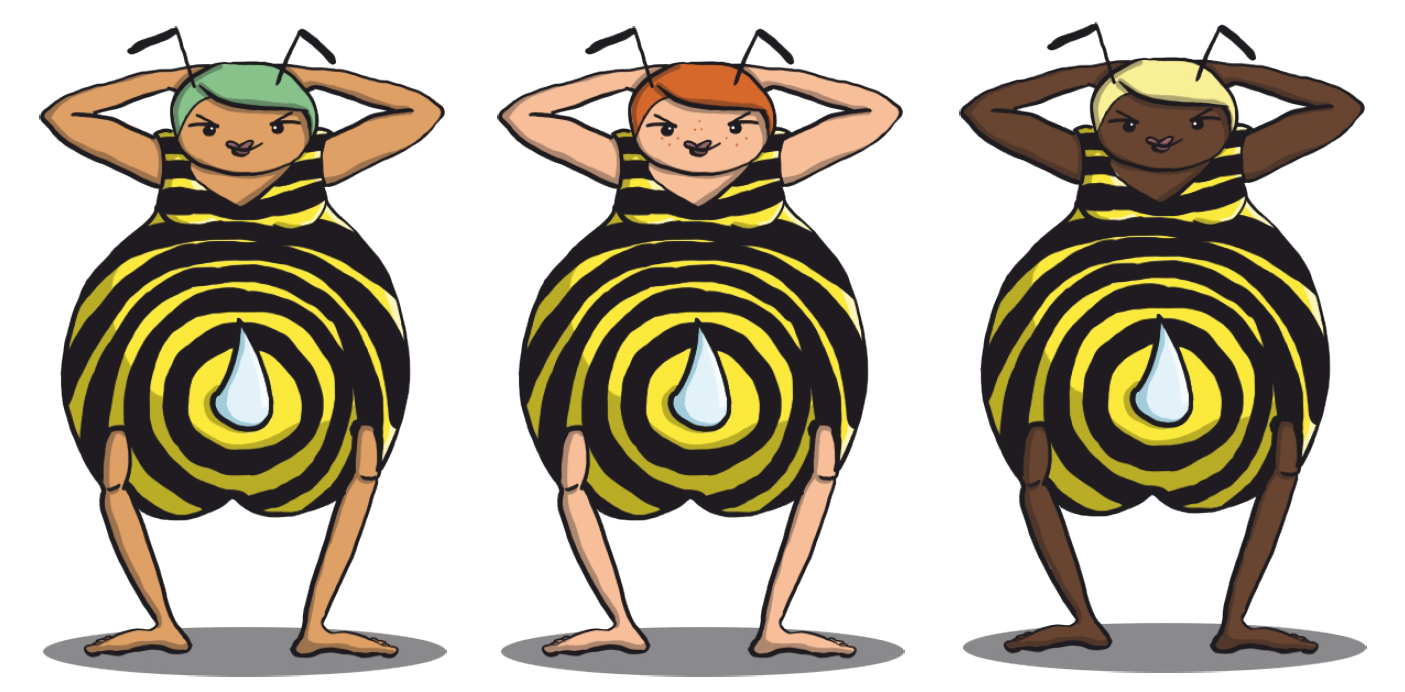 Girl-Boner-Triptychon. Oder besser: Tripke-tychon.