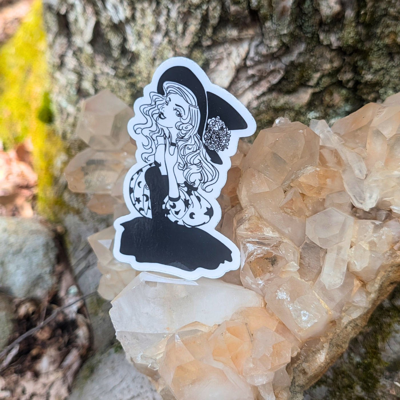 Glamour Witch Sticker - 3"