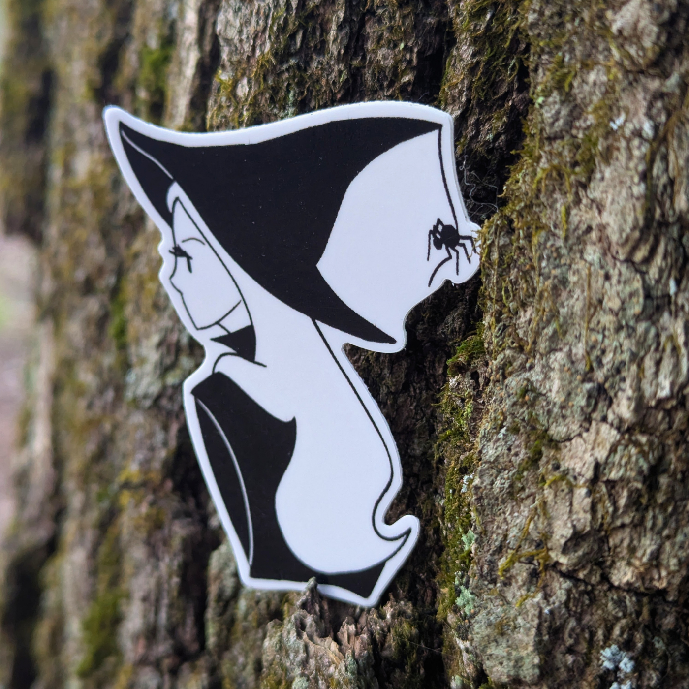 Quiet Witch - Die Cut Sticker - 2.5"