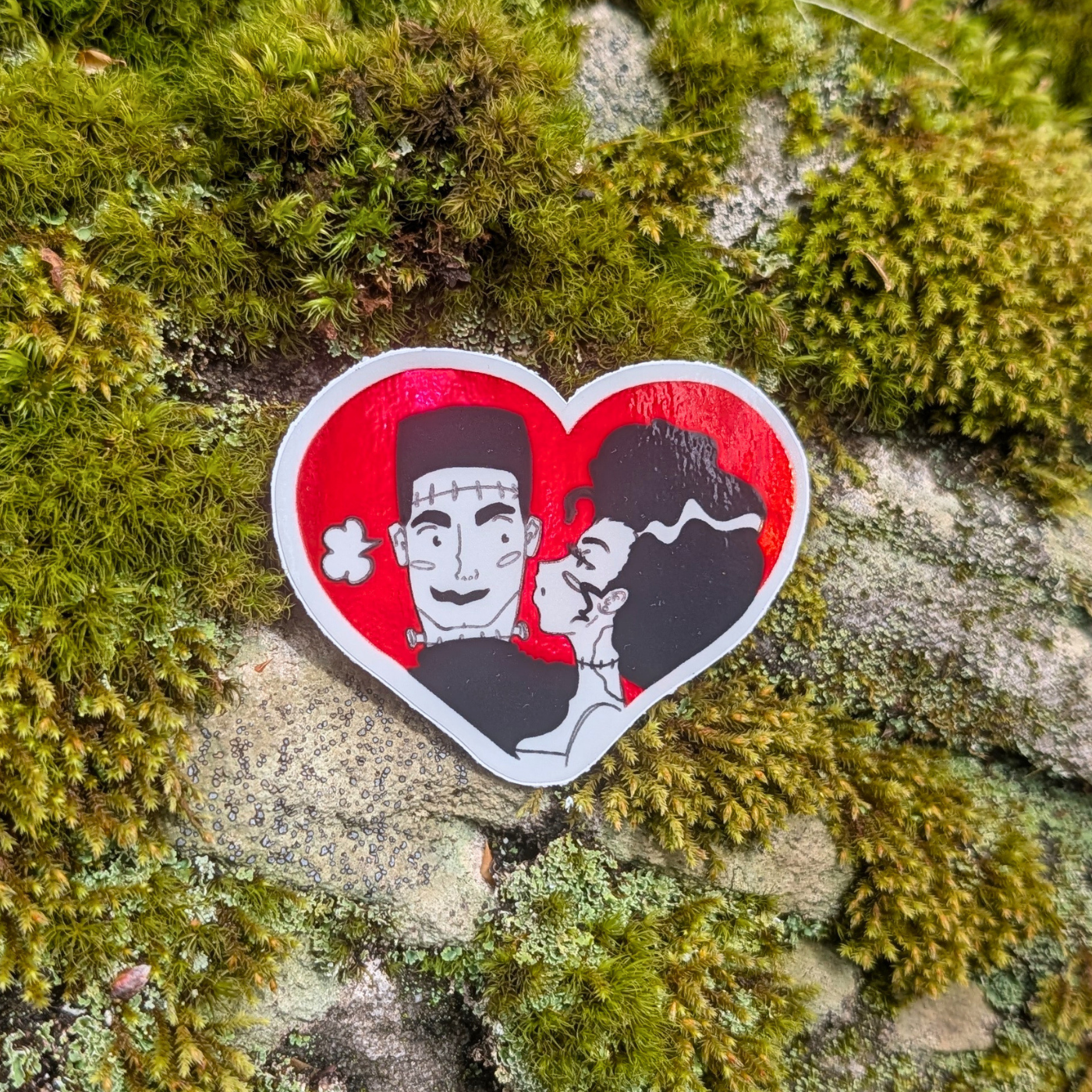 Built on Love Sticker - Die Cut Sticker - 3"