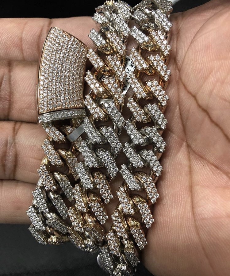 12-13mm Miami Cuban Link W/ New Style 