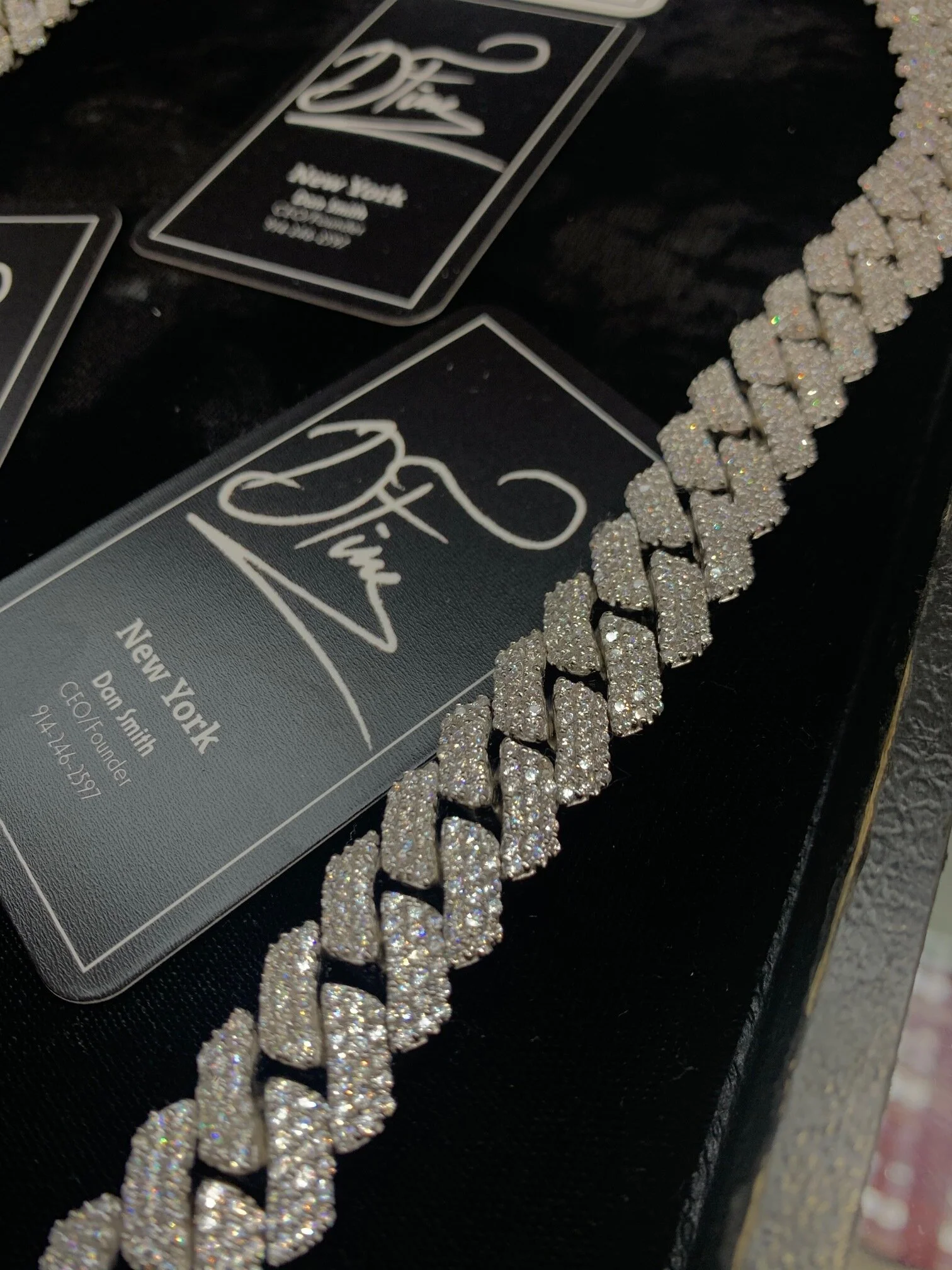 Lab Diamond Miami Cuban Chain 