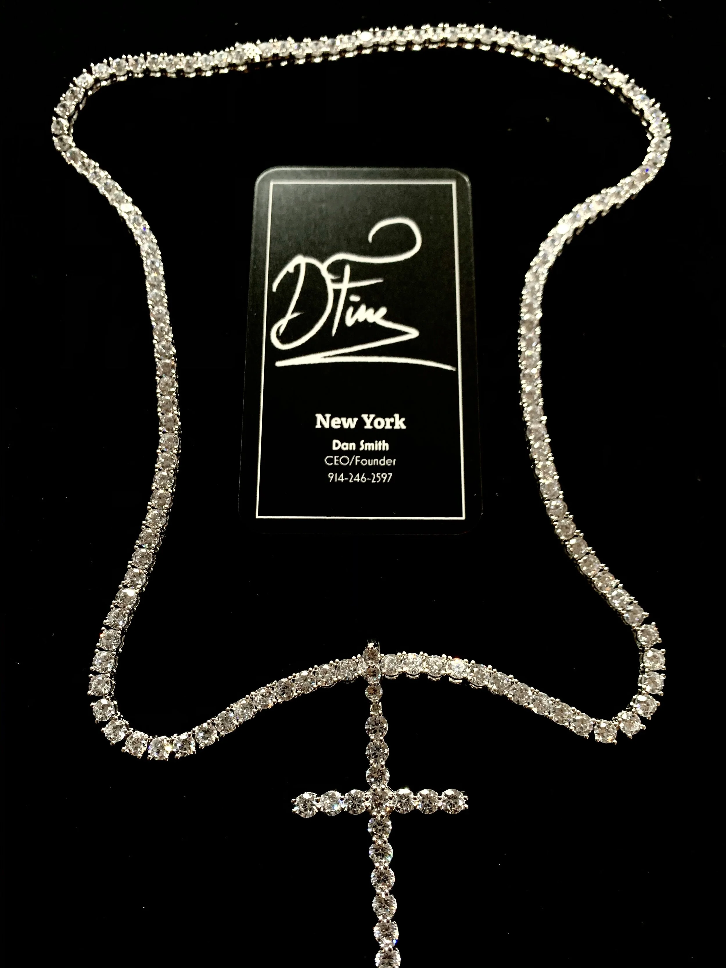 VS Lab Diamond Tennis Chain \u0026 Cross 