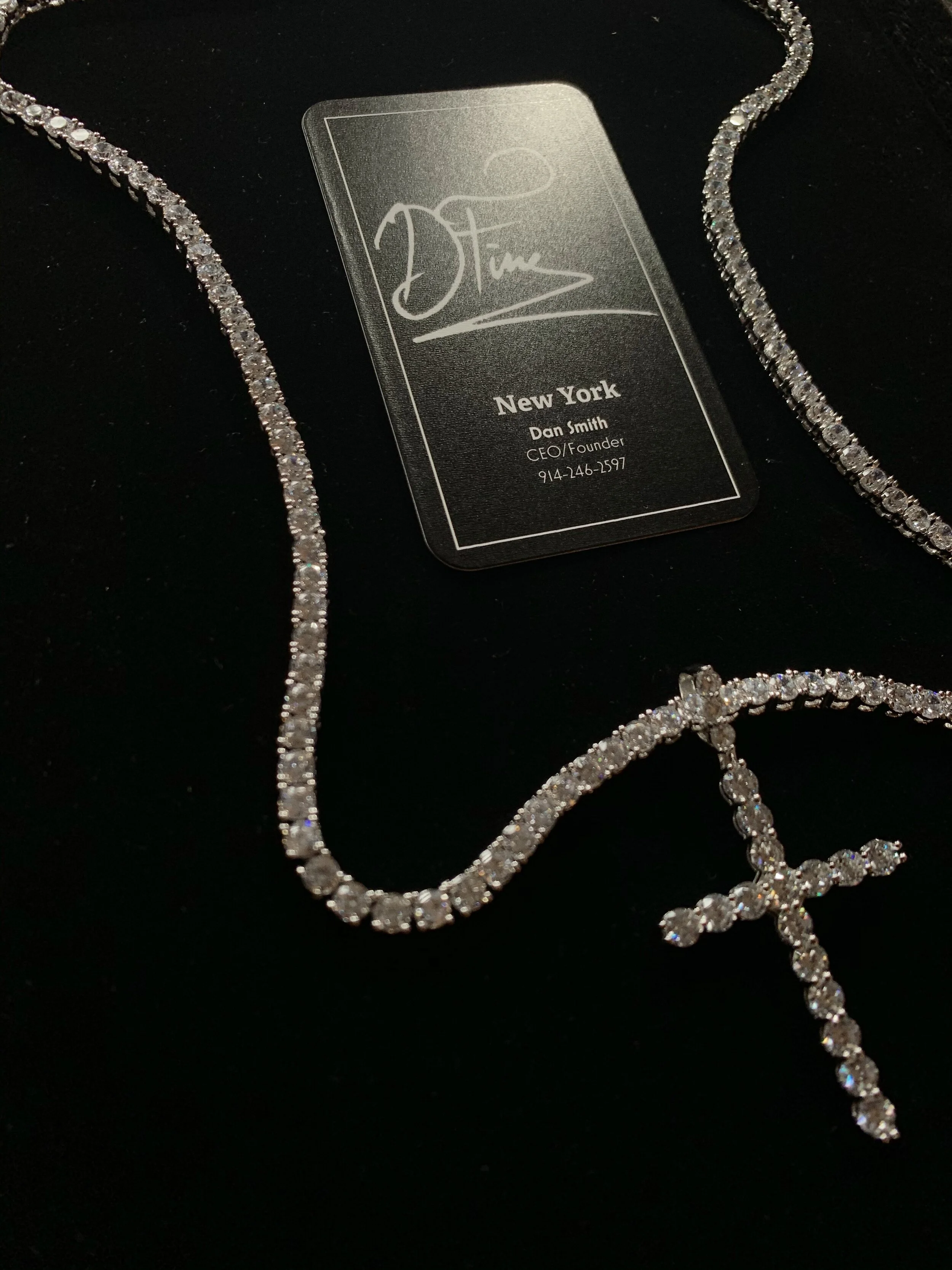 VS Lab Diamond Tennis Chain \u0026 Cross 