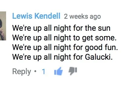 Sometimes the YouTube comments are great. 👌🏼