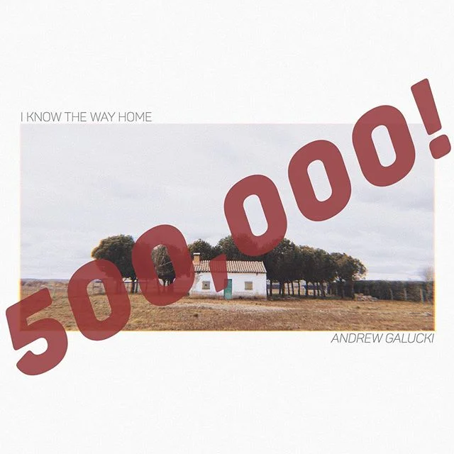 Y'ALL!! 🎉🙌🏼👌🏼
Thanks for helping me get to HALF A MILLION streams on @spotify! Y'all are the best.