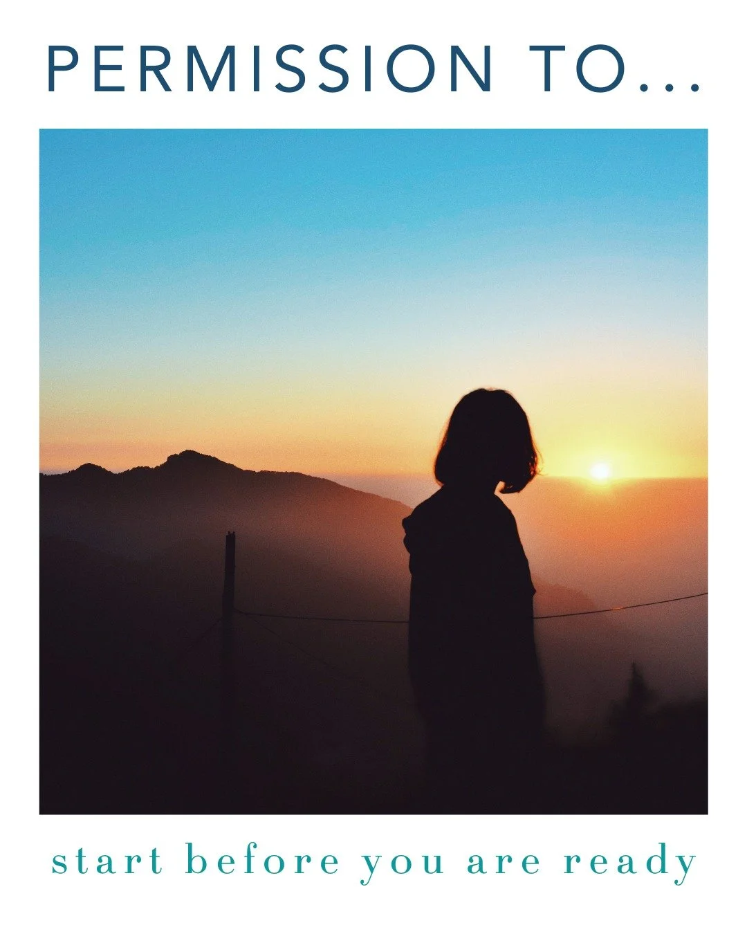 This is your Permission to....Start Before You're Ready//ZOE NETWORK

How often do we use &quot;I'm not ready&quot; as an excuse for not starting? But when we really think about it&hellip;what is ready? Is it having everything checked off on a list w