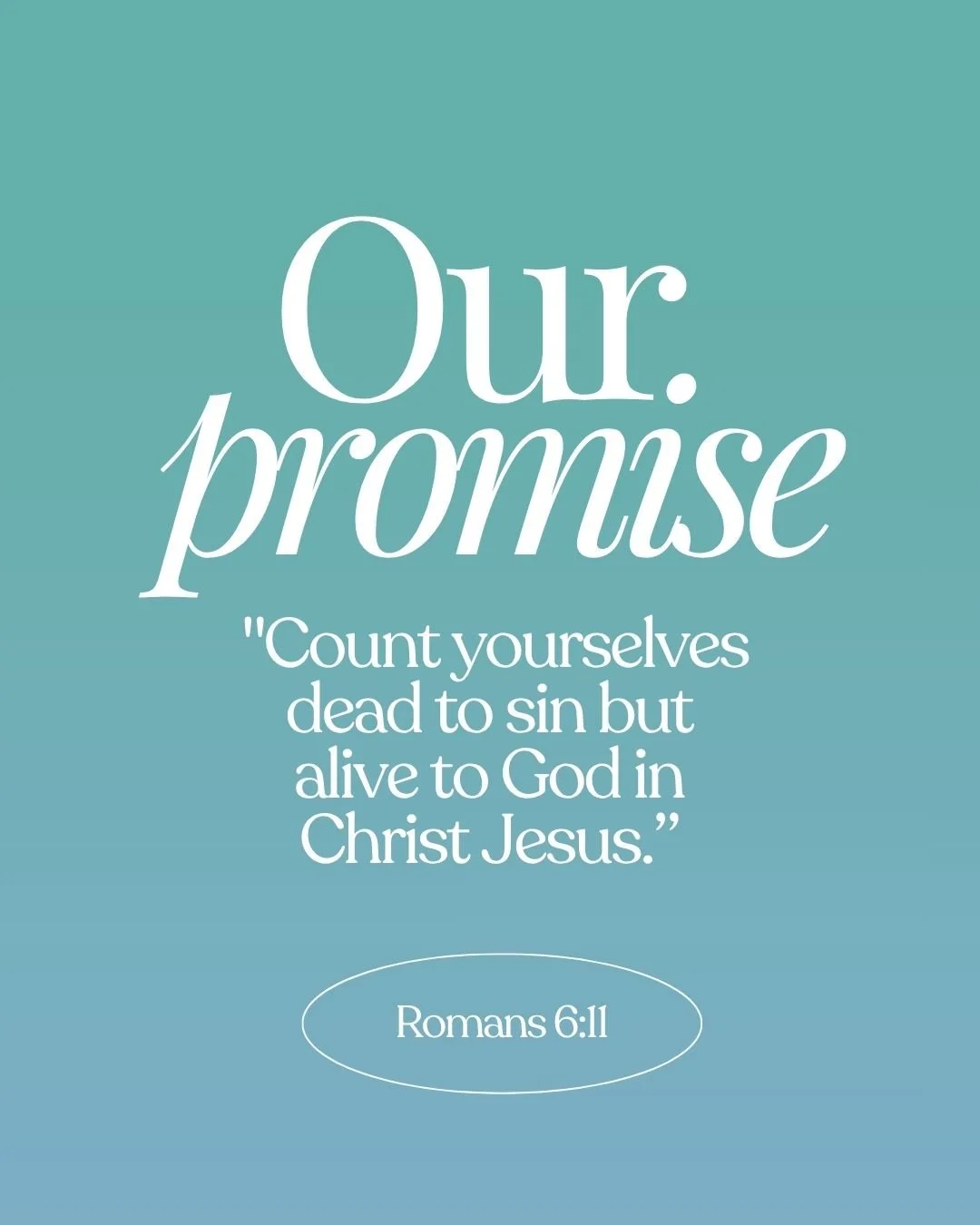 Devotional Thought: Dead to Sin, Alive to Christ//ZOE Network

Romans 6:11 calls us into a powerful spiritual reality: &ldquo;Count yourselves dead to sin but alive to God in Christ Jesus.&rdquo;

This isn&rsquo;t just a poetic phrase - it&rsquo;s a 