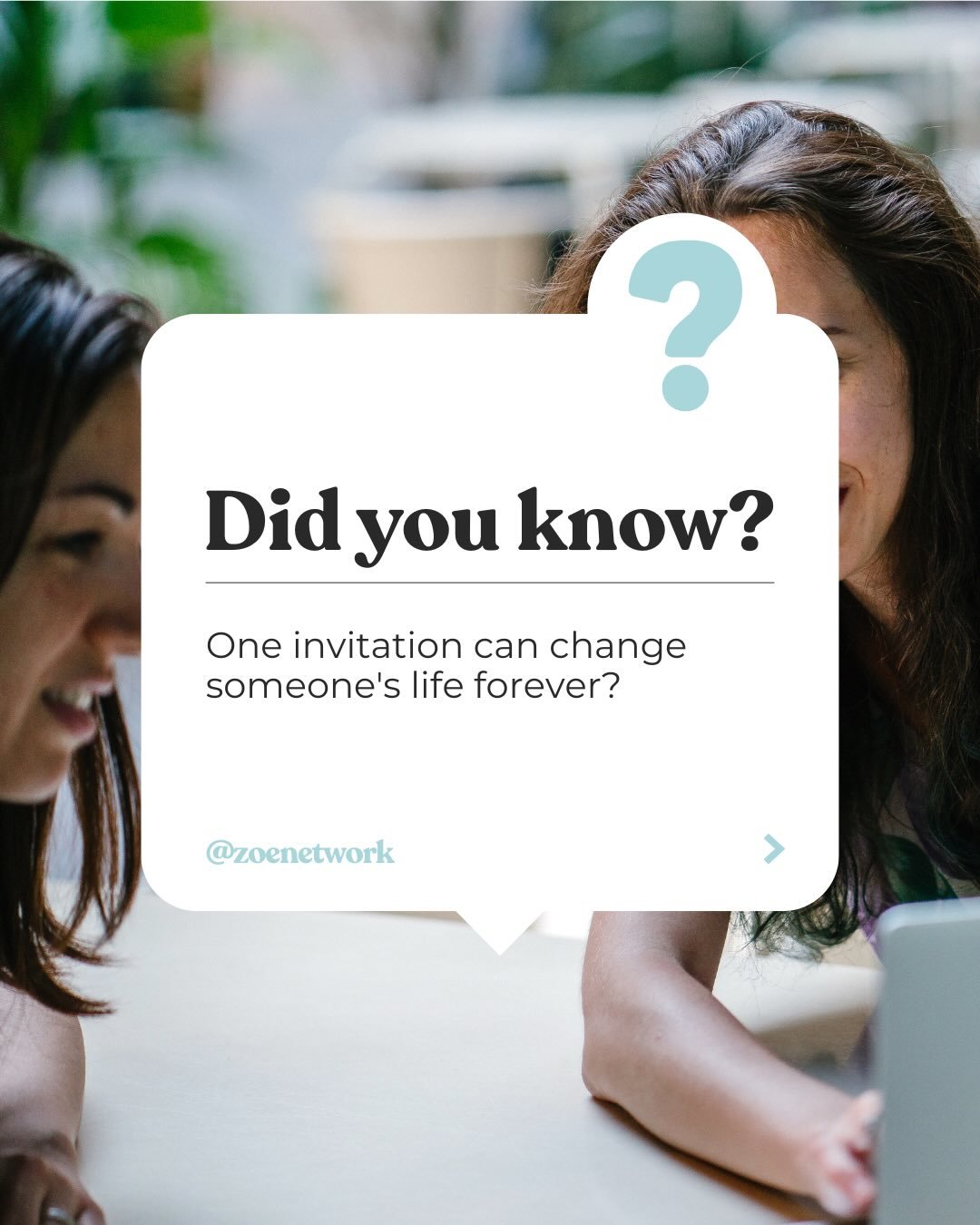 Did you know one invitation can change someone&rsquo;s life forever? Head over to our bio to learn more an out our courses today!!