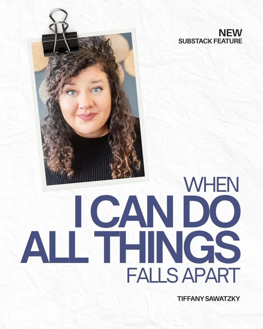 Substack Feature//ZOE Network

Philippians 4:13 is often quoted as a verse about achievement - but in context, it&rsquo;s really about perseverance. Christ gives us the strength to endure, remain faithful, and keep moving forward even in difficult se