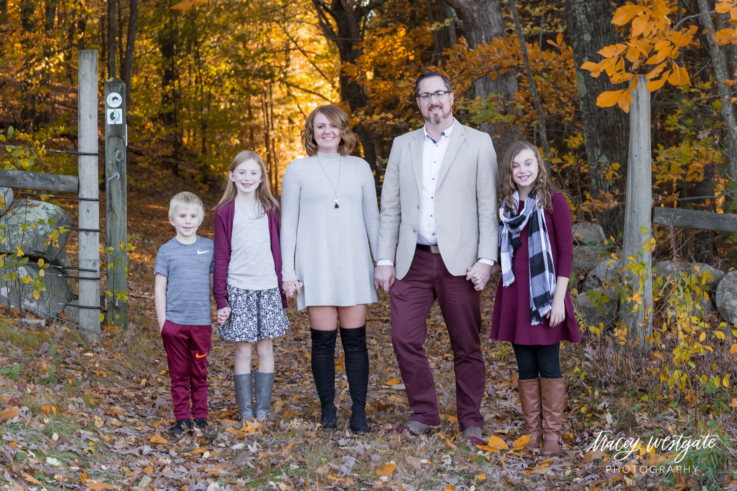 One of my clients built their family outfits around their son’s favorite outfit. They knew he would be more comfortable in active wear, and just went with it!