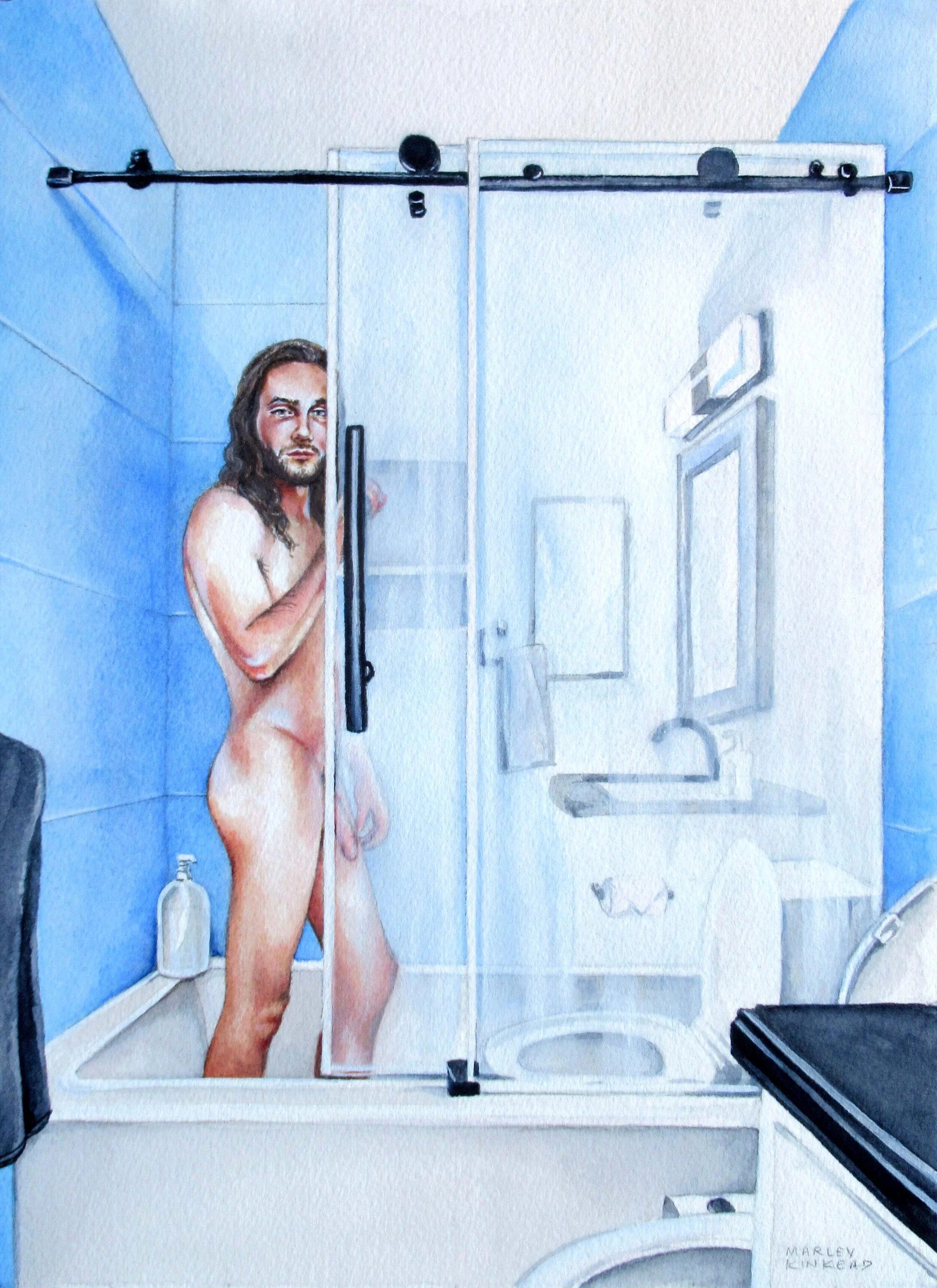   Watercolor and gouache on paper. 2021.    11”x8”  