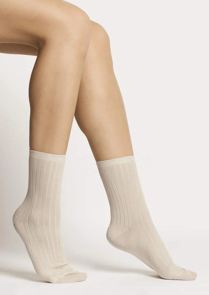 off white crew socks