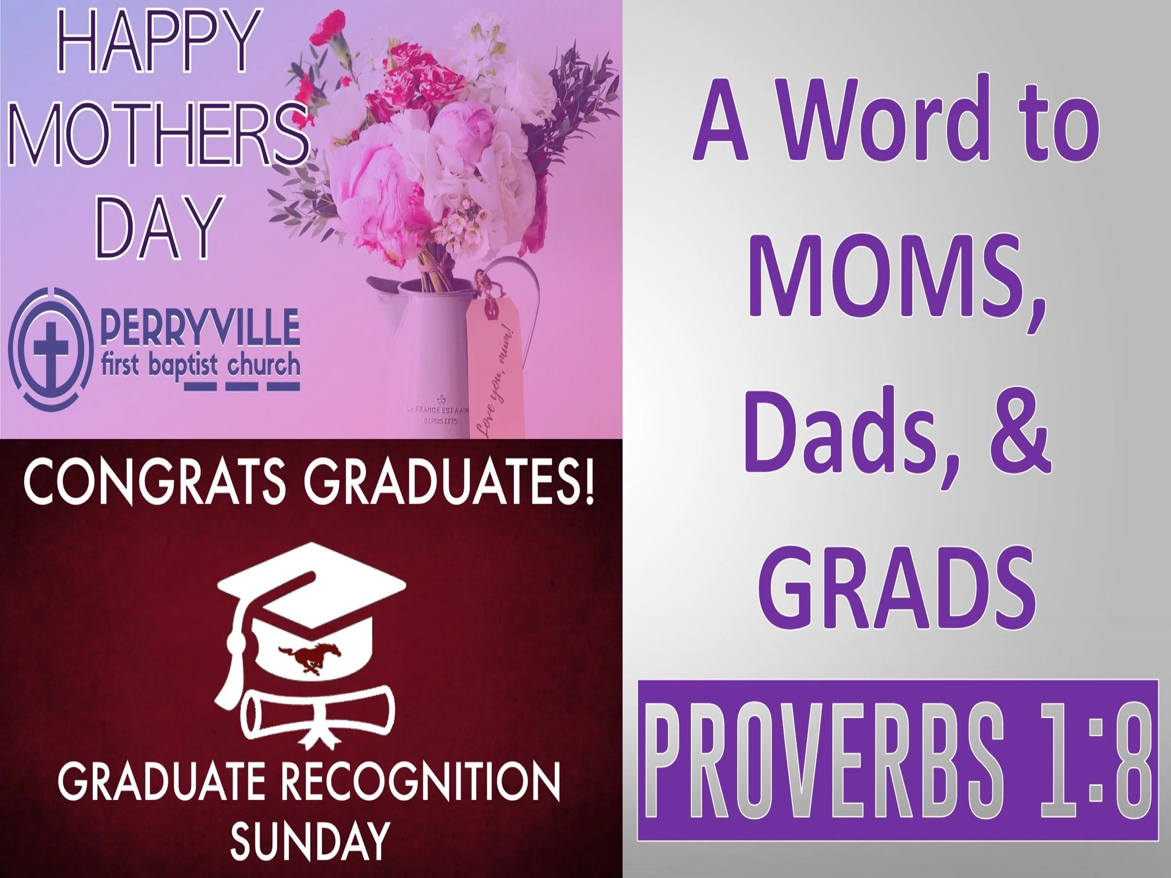 *A Word to MOMS, Dads, &amp; Grads | Proverbs 1:8