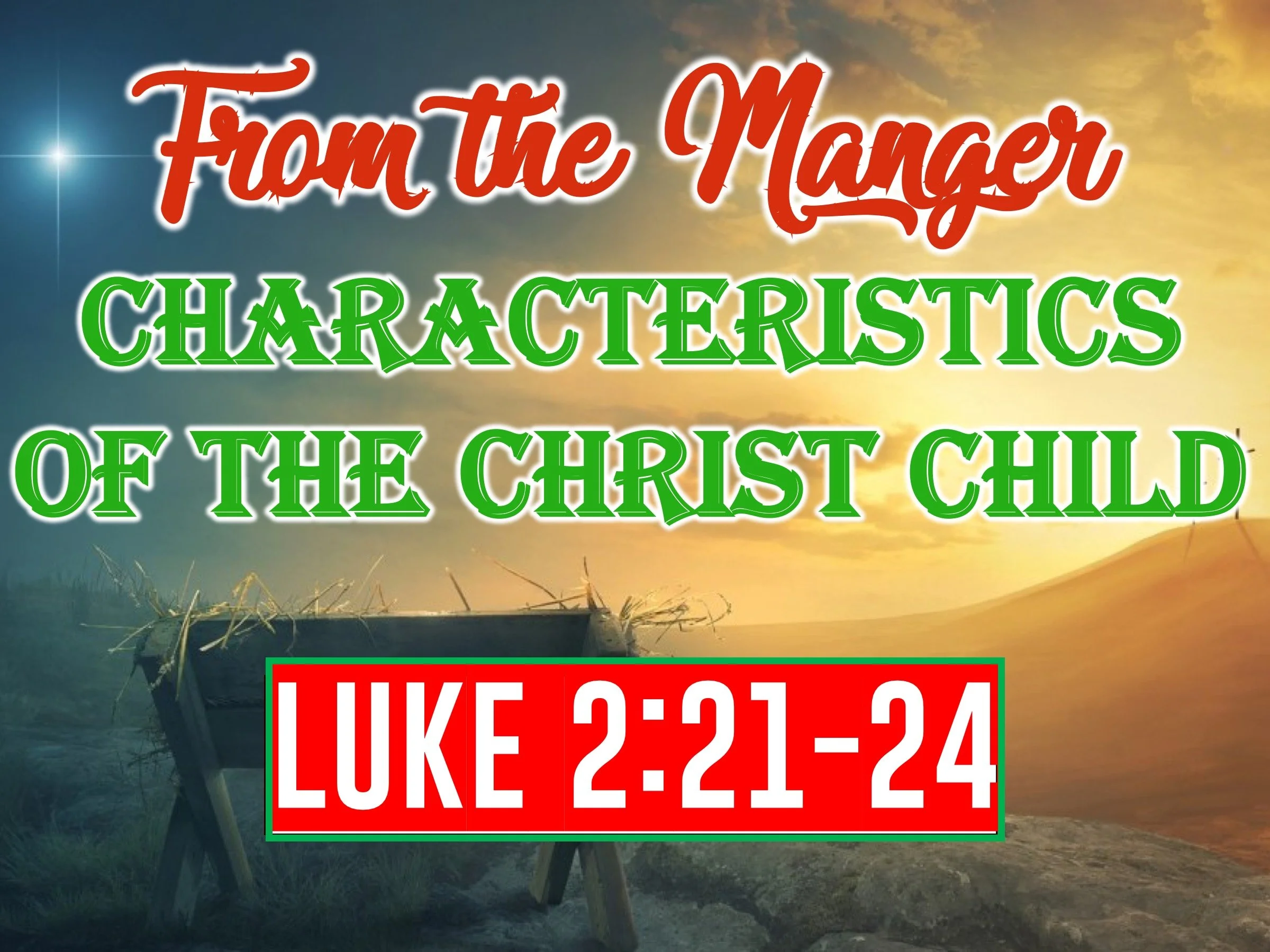 Characteristics of the Christ Child | Luke 2:21-24
