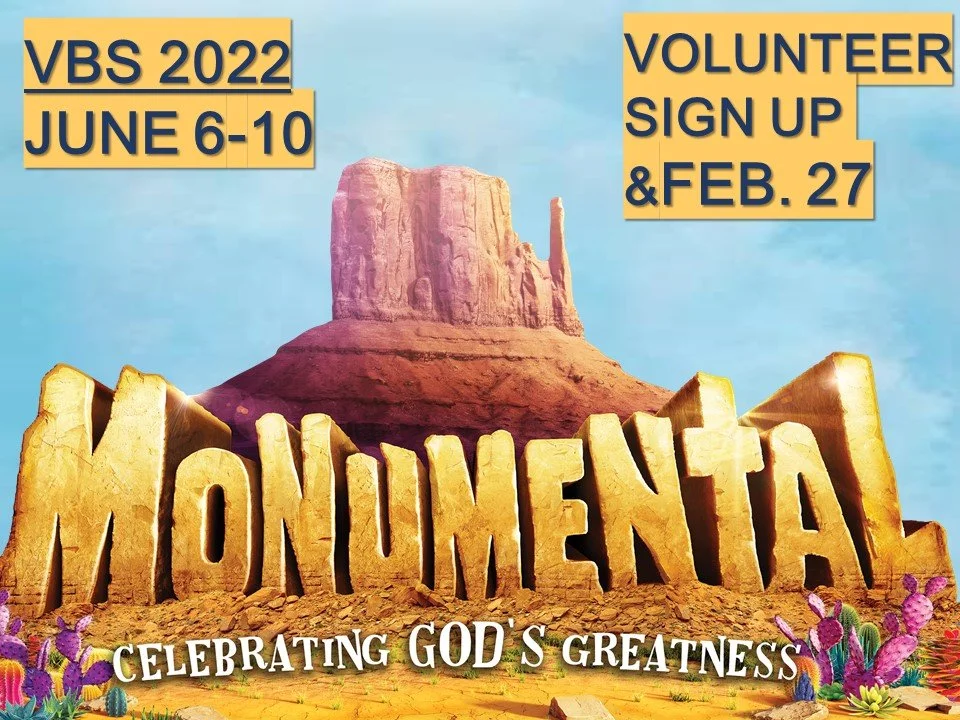 VBS VOLUNTEER SIGN-UP MEETING