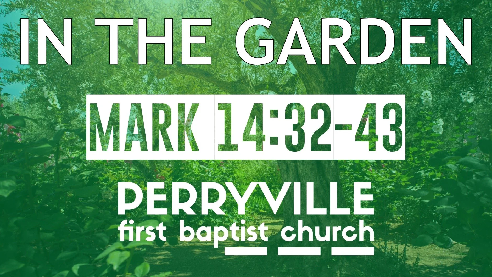 In The Garden | Mark 14:32-43