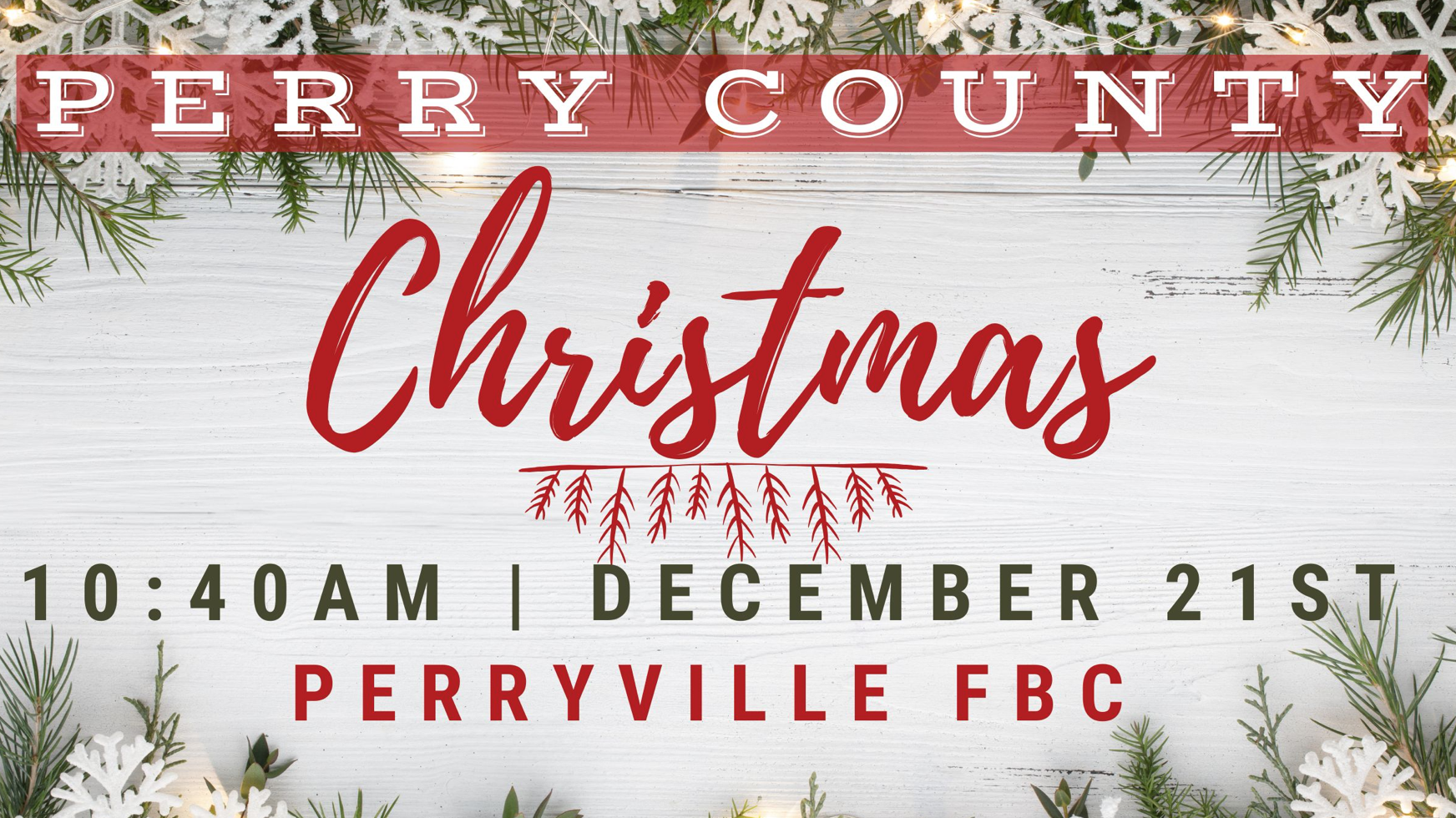Perry County Christmas 2025 | The Gift We Need