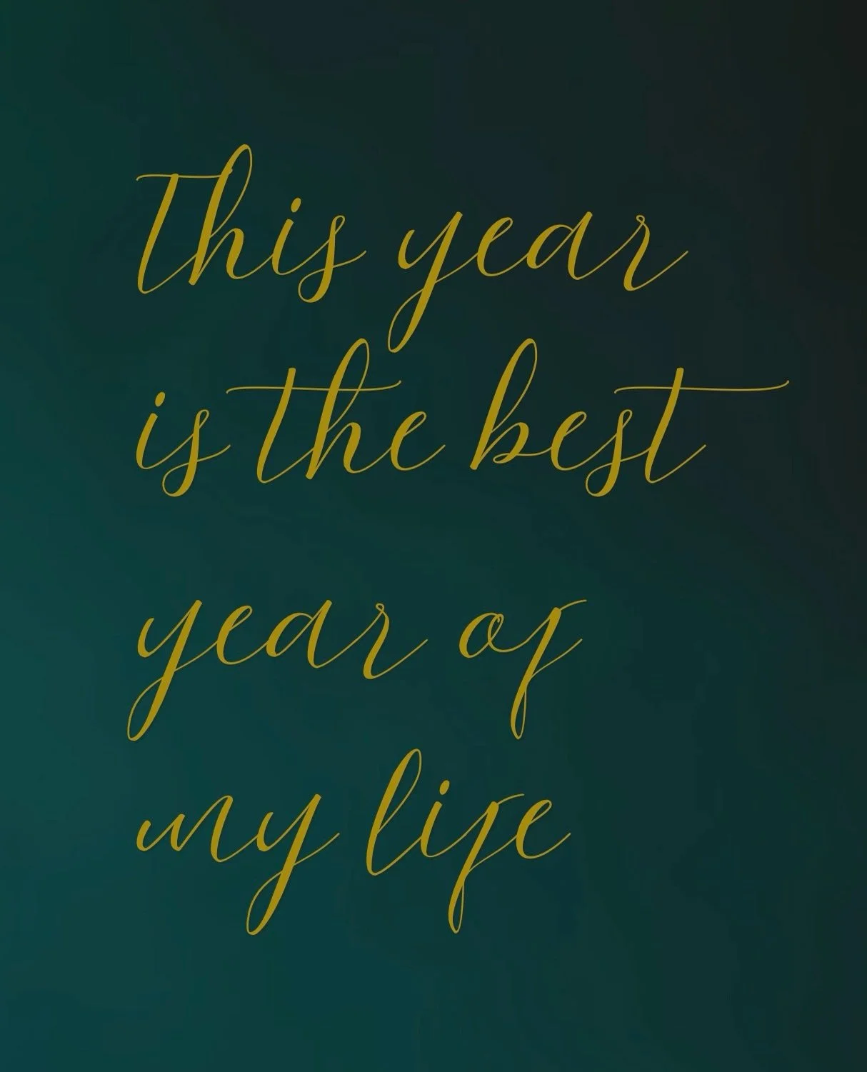 Instead of wishing and hoping.

This year, I am claiming it.

If 2025 taught me anything it was to

BE ALL IN 

AND 

Whole A$$