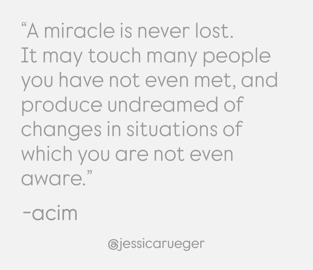 You are a miracle🤍