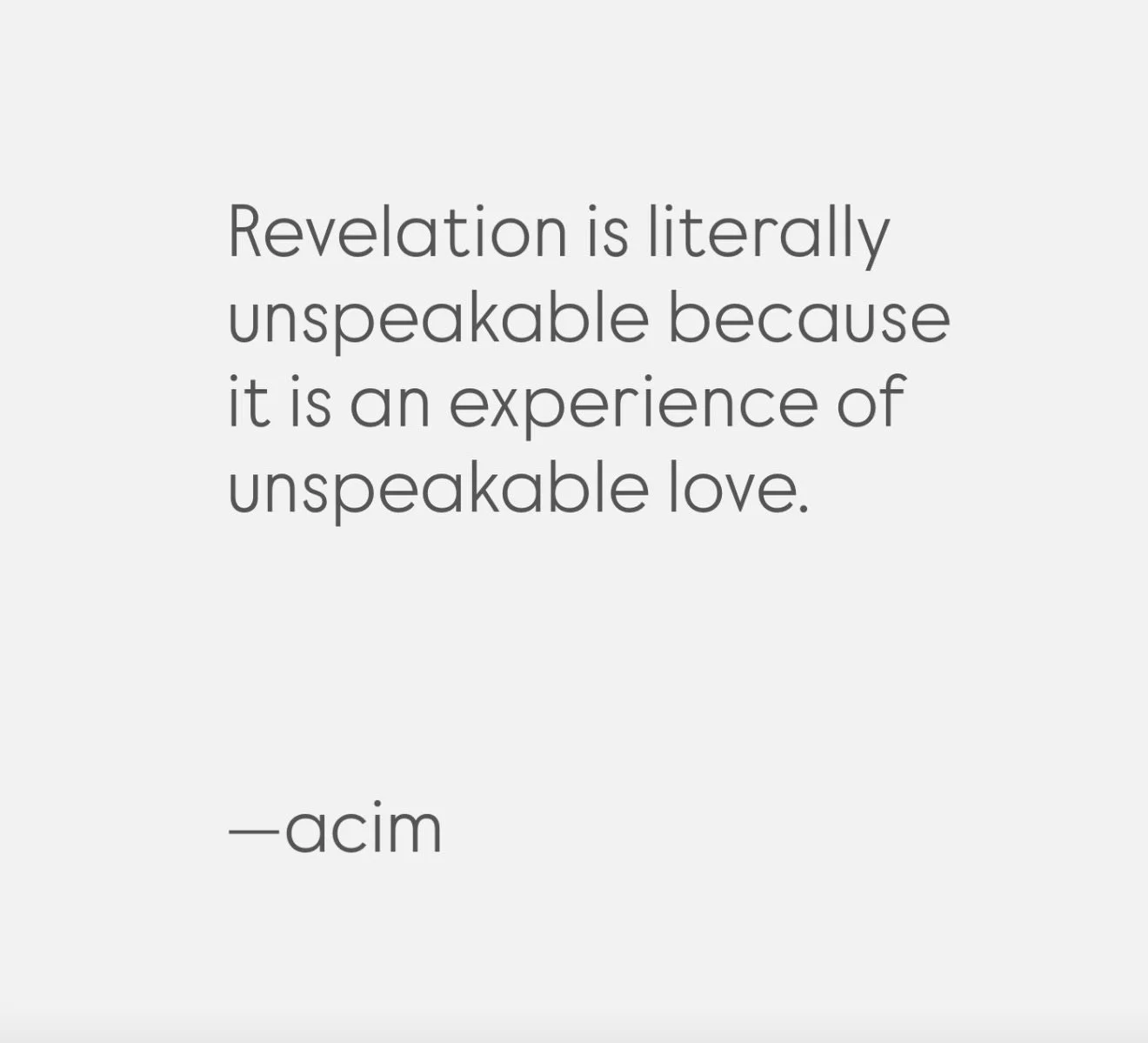 the best experience of love is unspeakable love