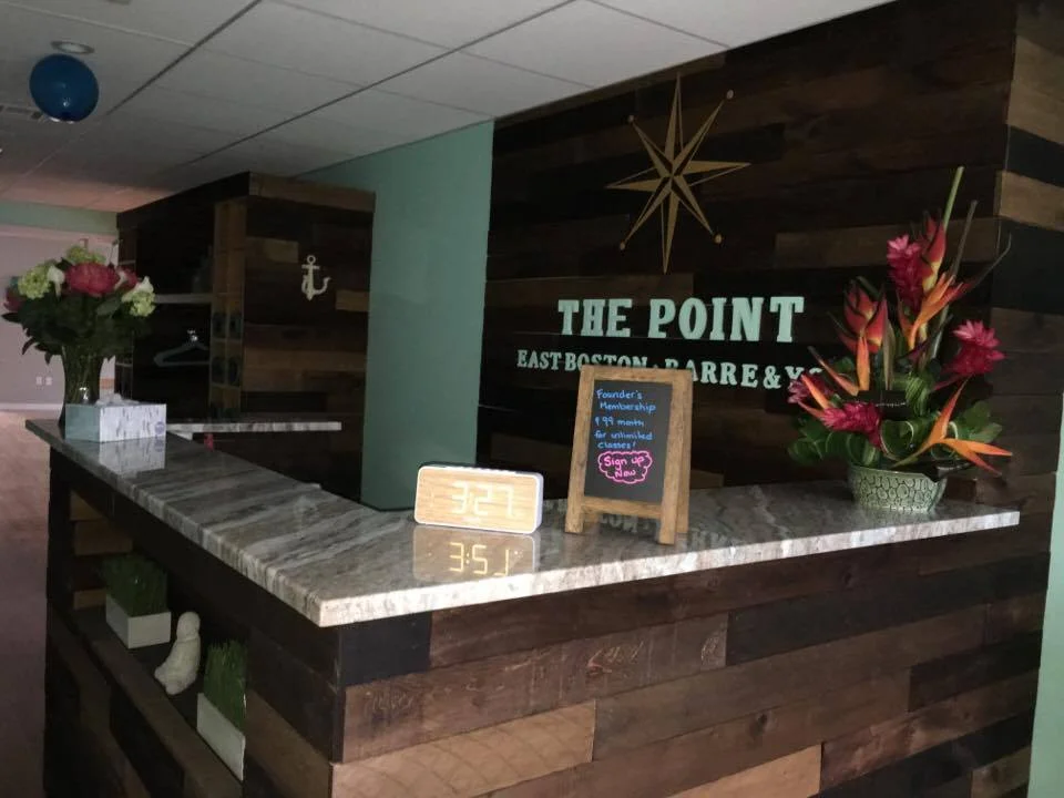 Our brand new front desk! We are in love!