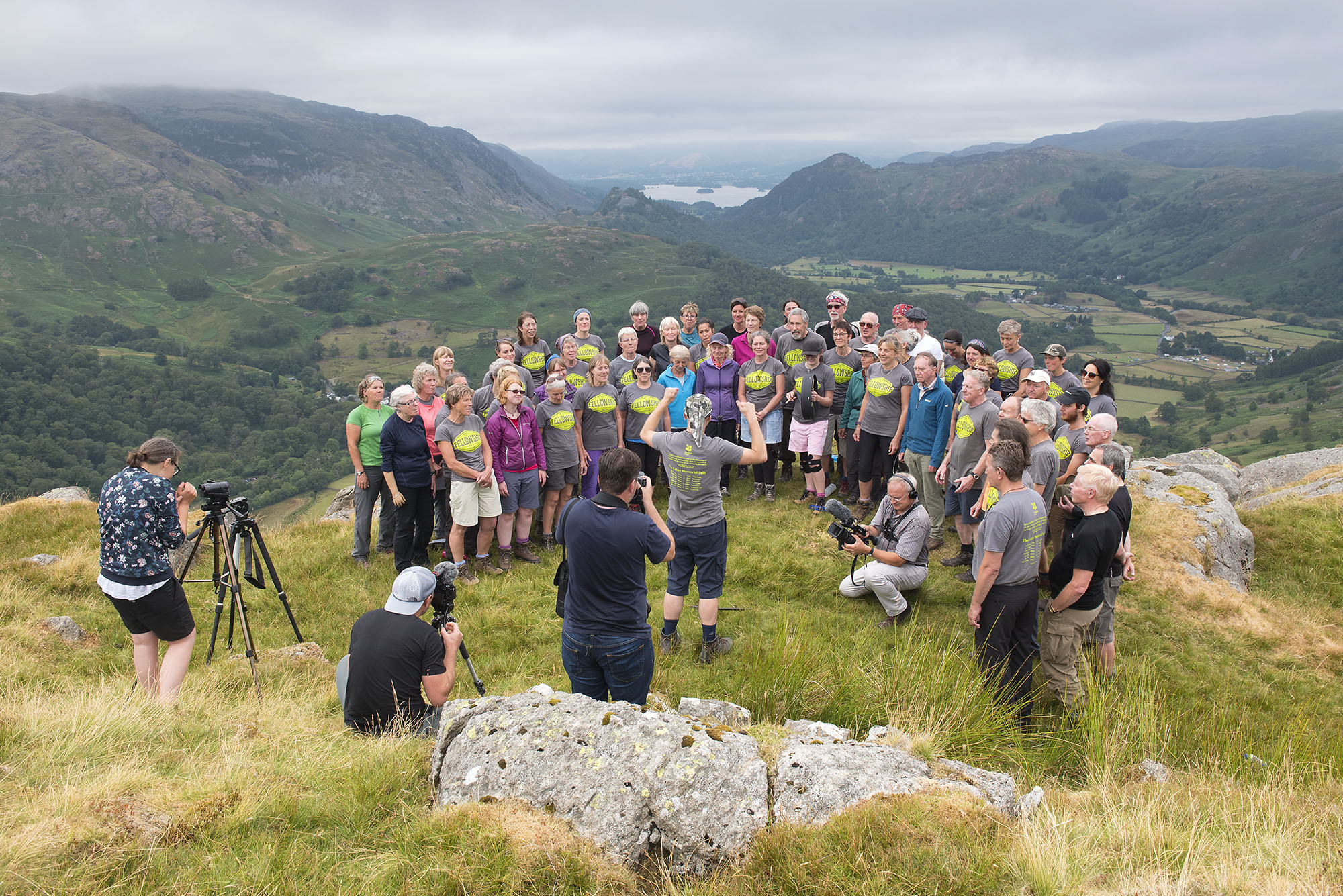 Singing and Filming on Thornythwaite Fell 2 ds.jpg