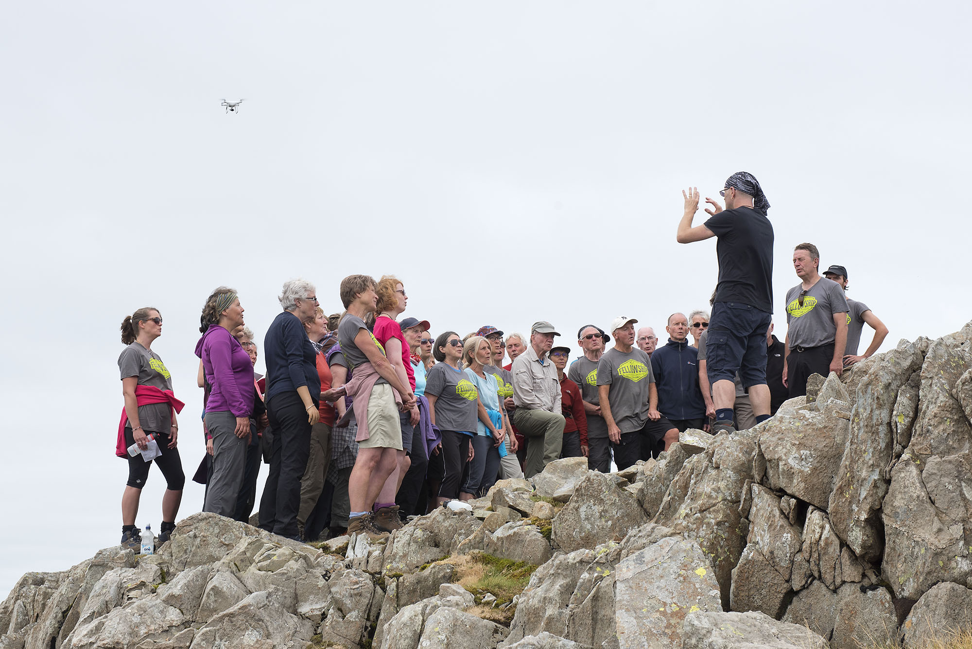 Singing at Glaramara Summit and Drone ds.jpg