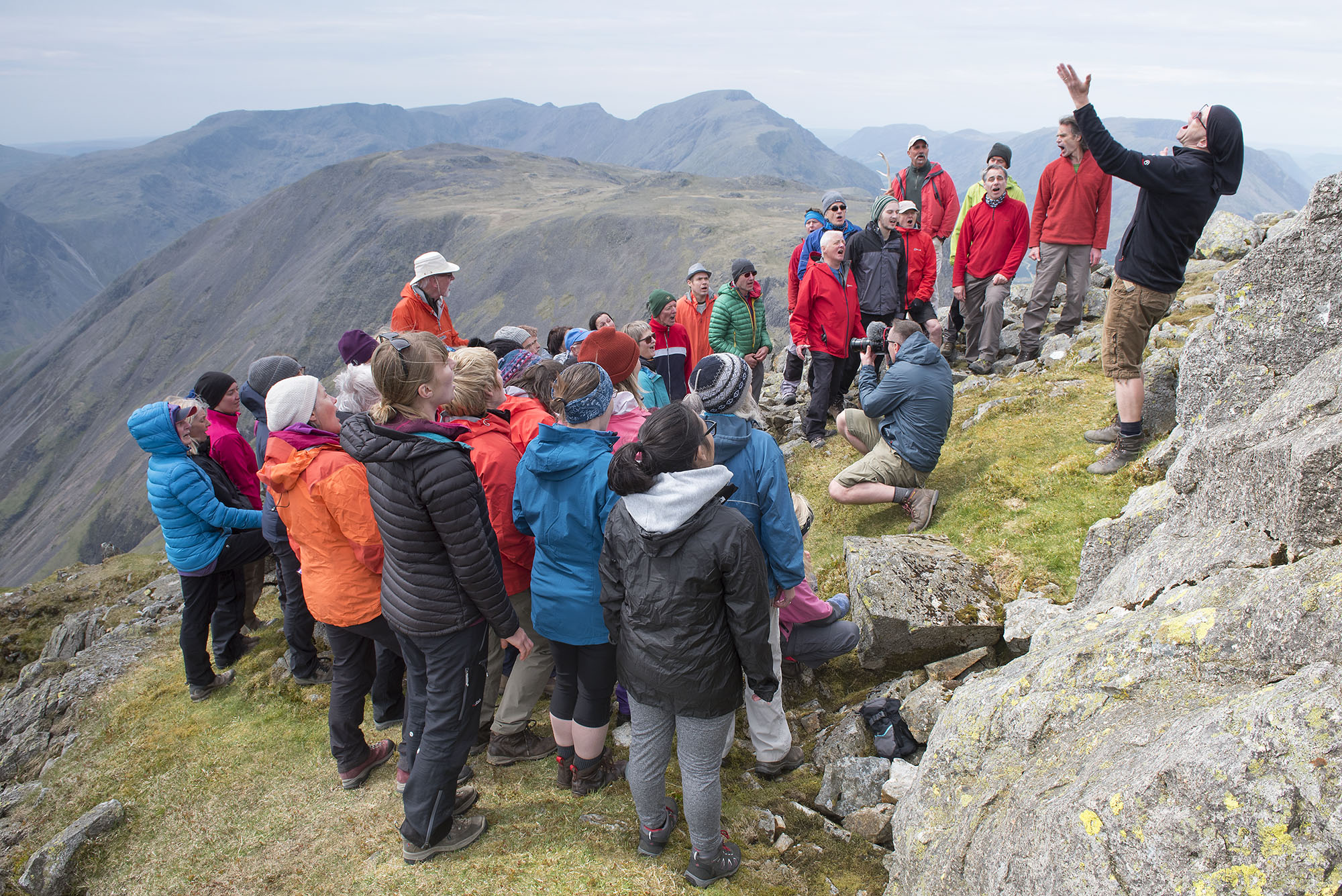 Singing on Great Gable, Pillar in the Background 2 ds.jpg