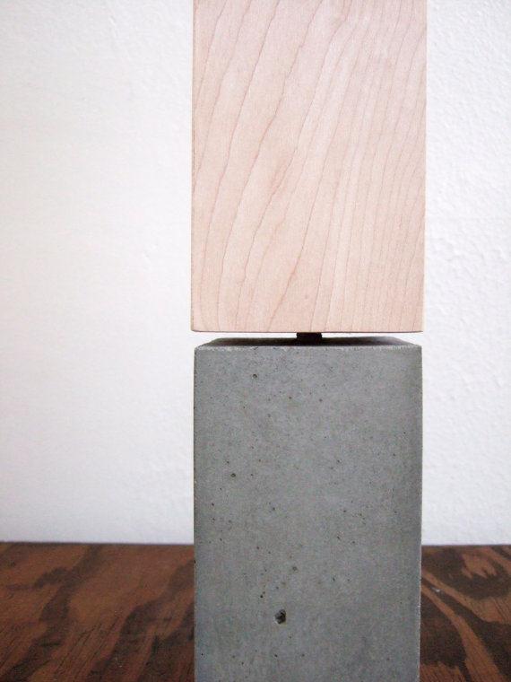 Small Concrete Table Lamp ~$198