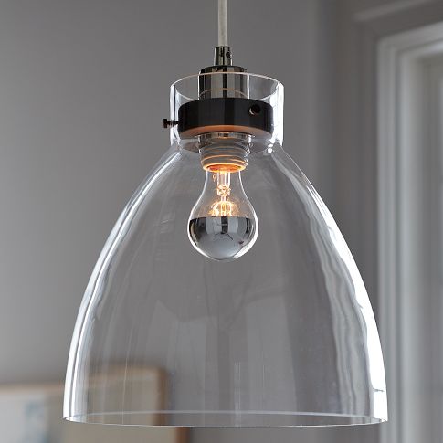 Industrial Glass Pendant ~$109