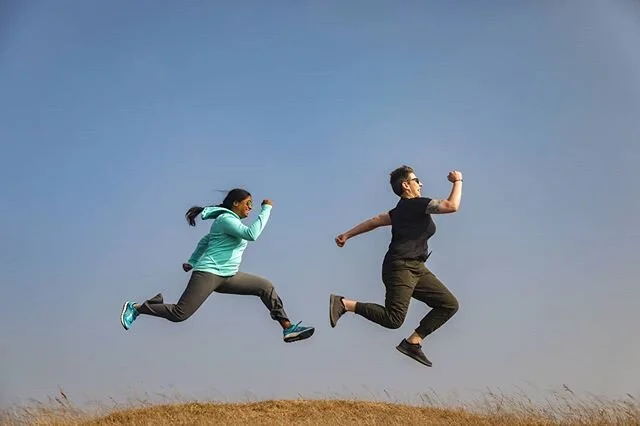 In this time of uncertainty, just remember to stride forward.
.
Featured - @divyamaiya &amp; @meghanmcinerny
.
#canon5dmarkiv #friendswhojumptogetherstaytogether #canonbringit #jump #jumpingpic #sky #catchmeifyoucan #airrace #chasing #travelkarnataka