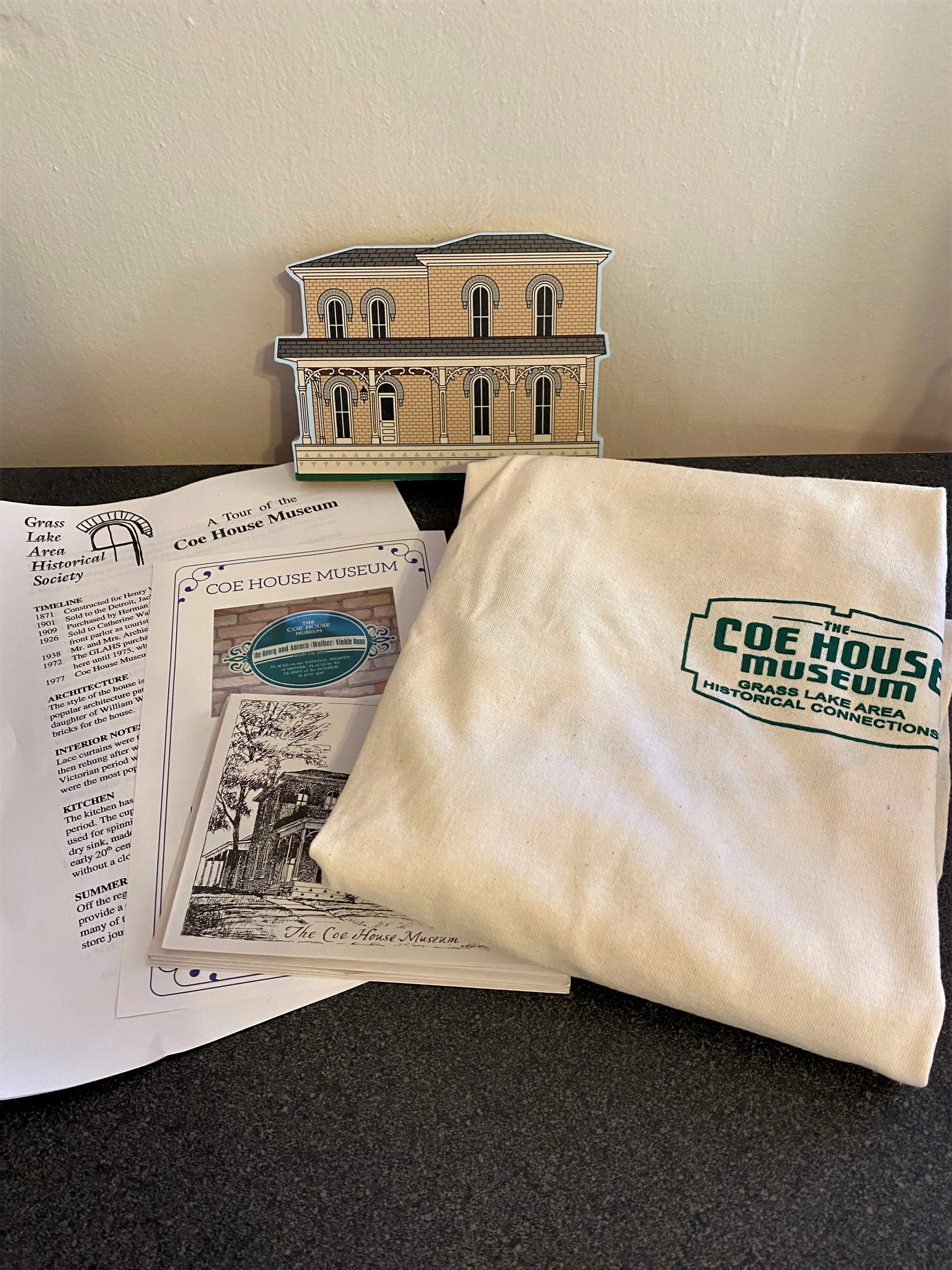 Coe House Museum helps celebrate Grass Lake Community Pharmacy's 10 Year Anniversary in Grass Lake, Michigan