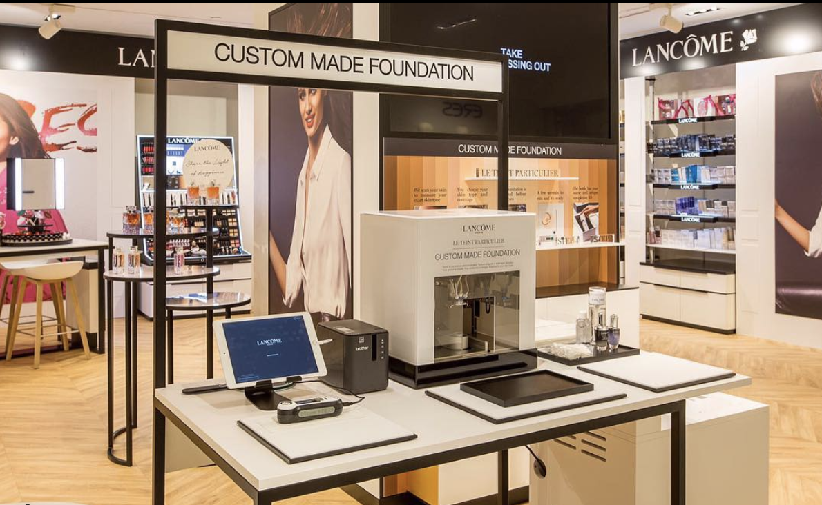 Lancome custom foundation station