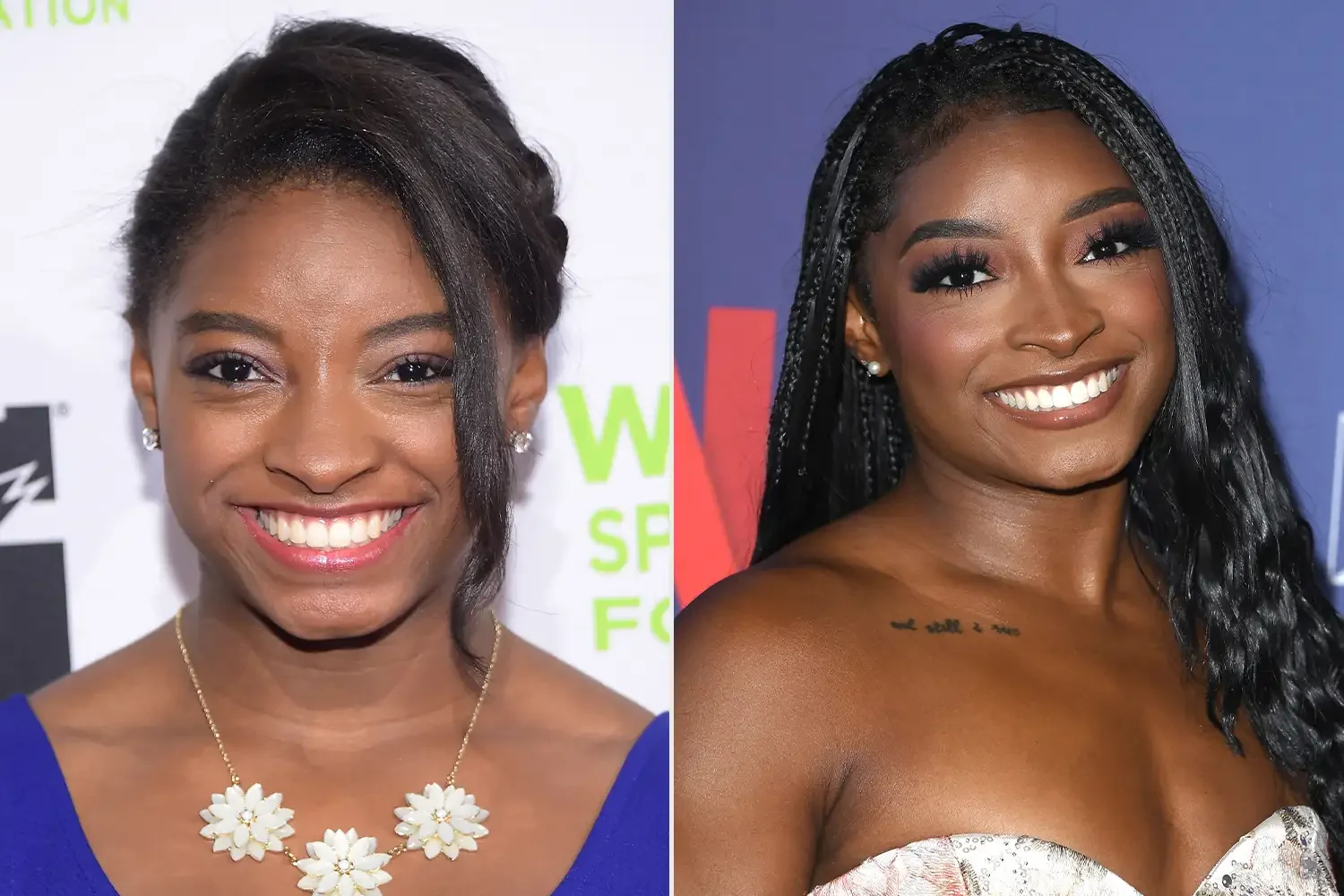 Simone Biles' Before and After
