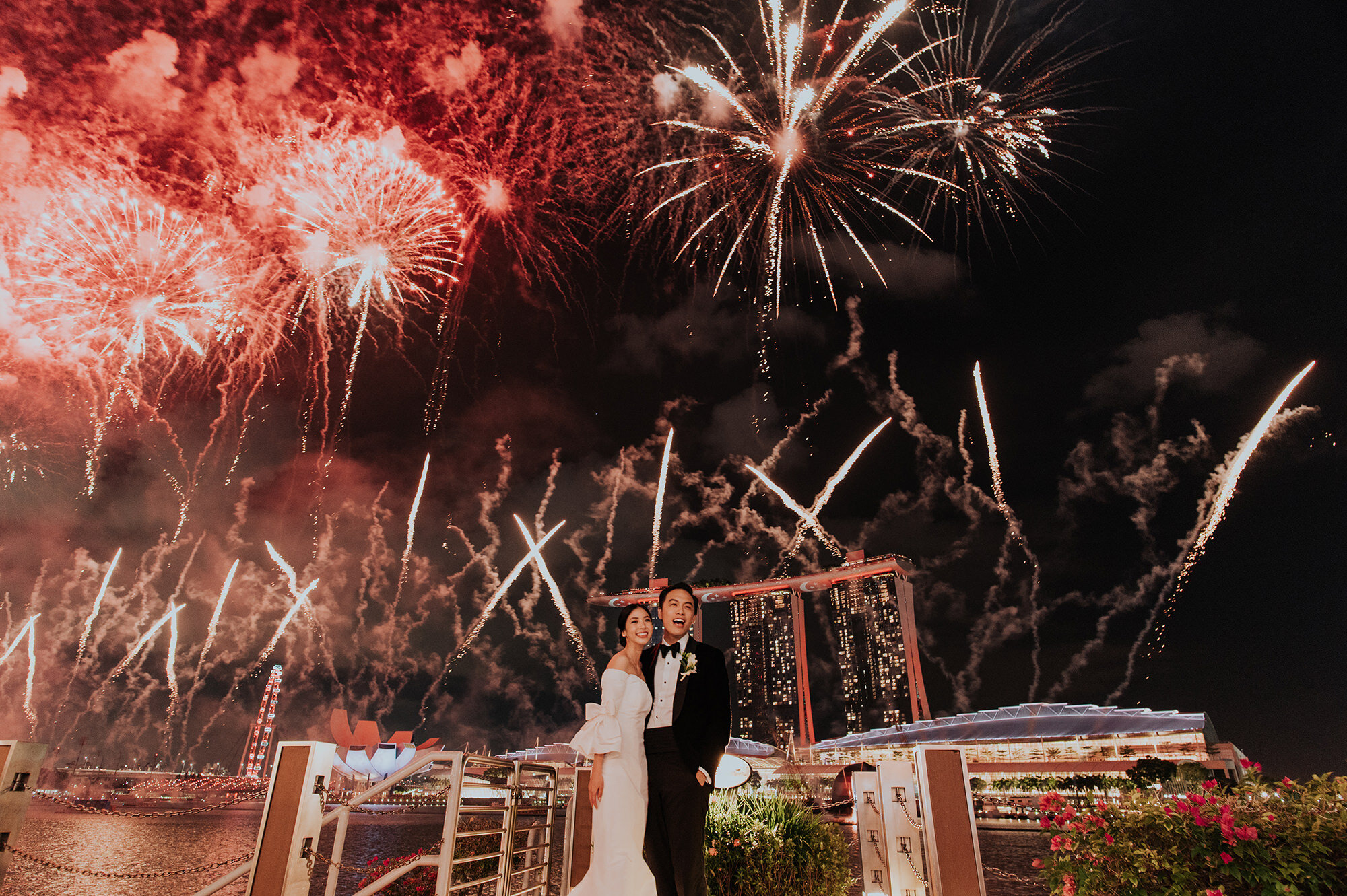 Jon + Amanda - Singapore Fullerton Hotel 